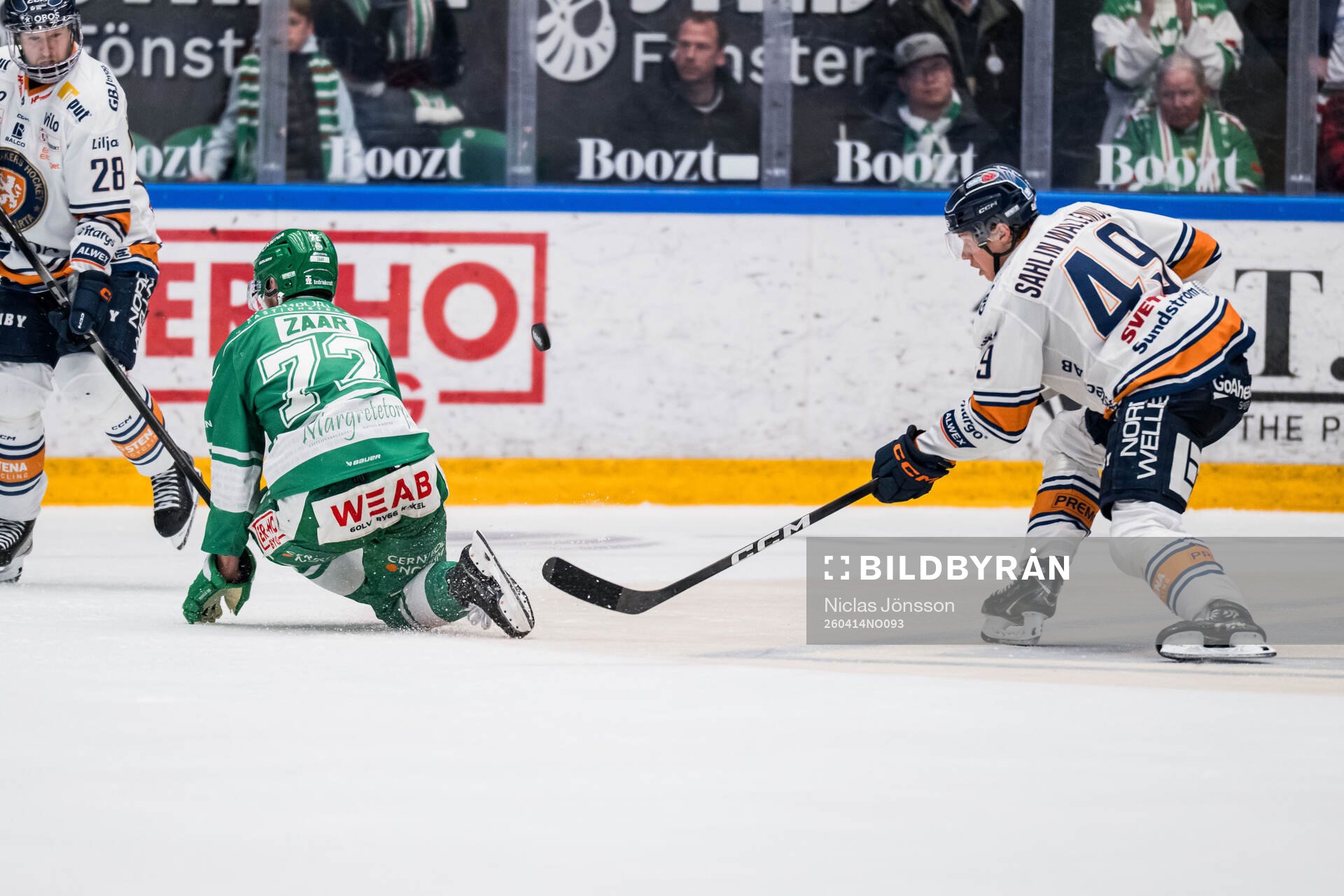 Rögles Daniel Zaar och Växjös Leo Sahlin Wallenius