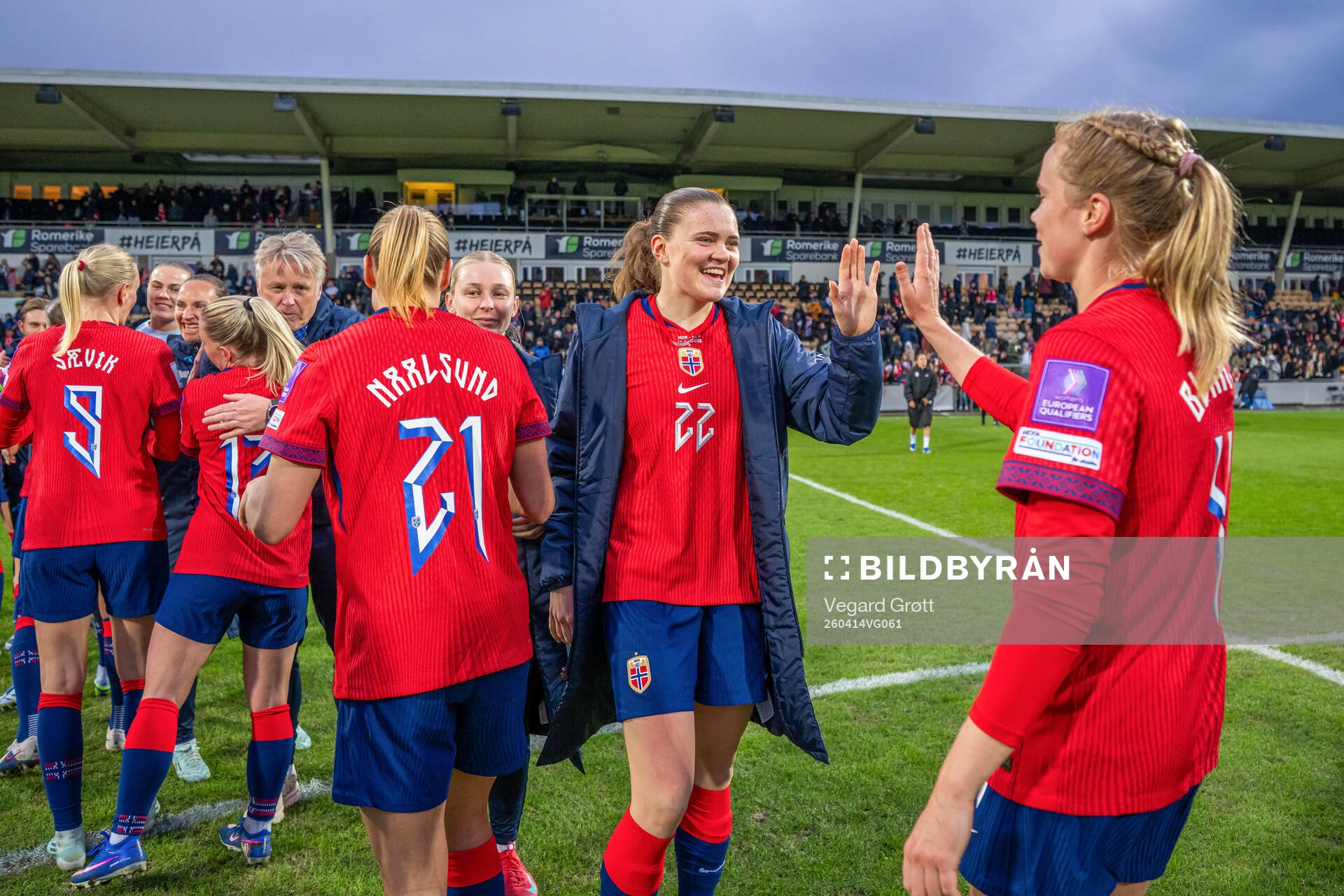 Signe Gaupset and Julie Blakstad of Norway