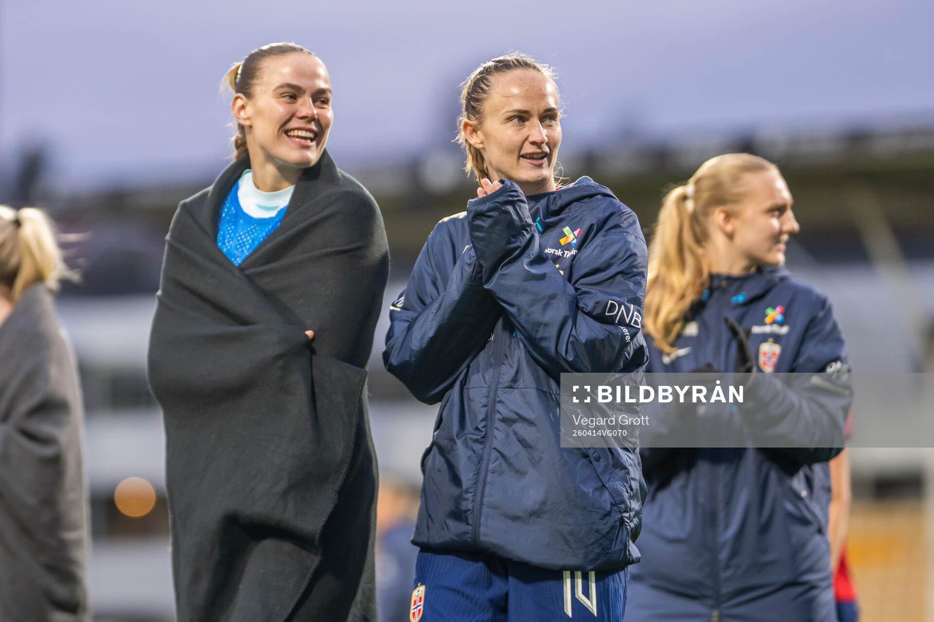 Marthine Østenstad and Caroline Graham Hansen of Norway