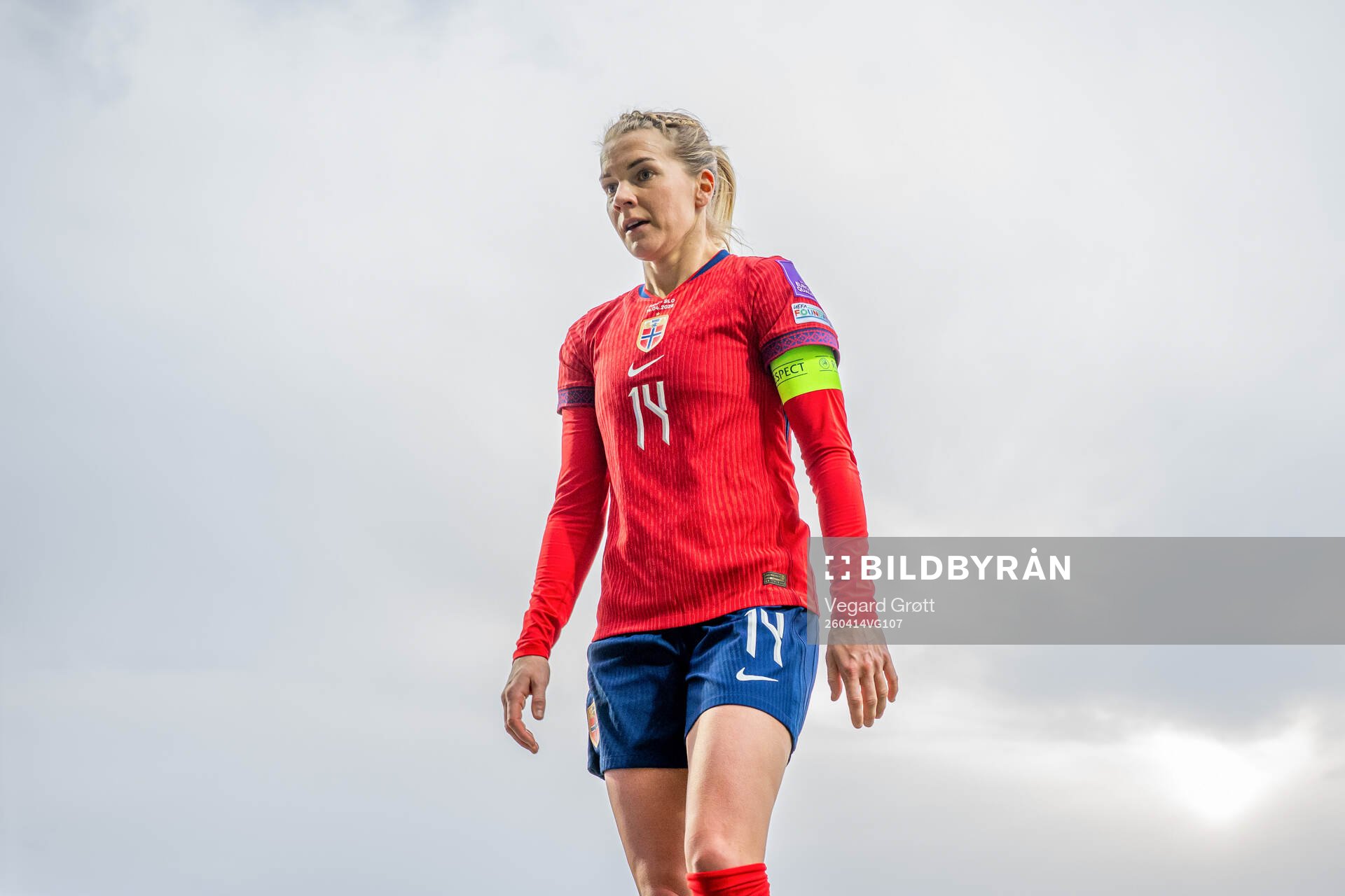 Ada Hegerberg of Norway at half-time
