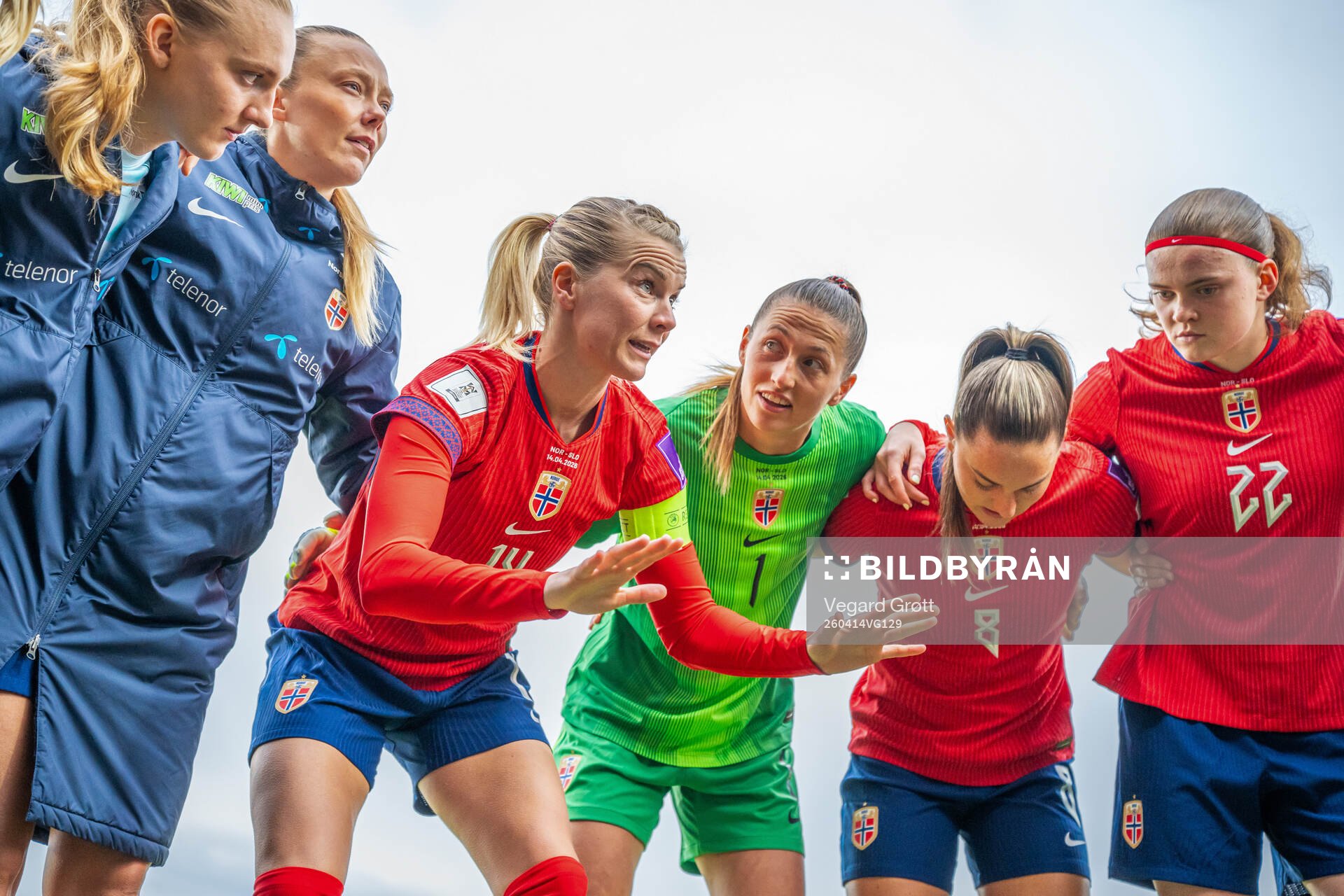 Goalkeeper Sunniva Skoglund, Synne Sofie Kinden Jensen, Ada