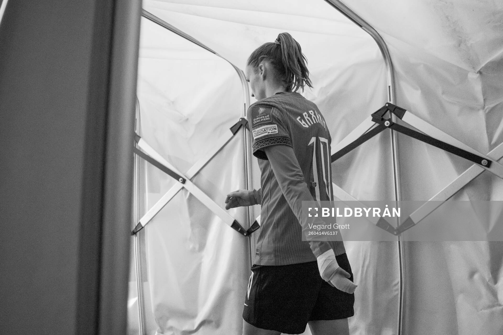 Caroline Graham Hansen of Norway at half-time
