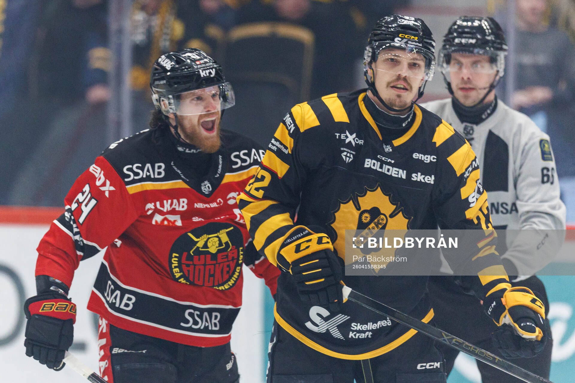 Luleås Brendan Shinnimin och Skellefteås Jonathan Johnson