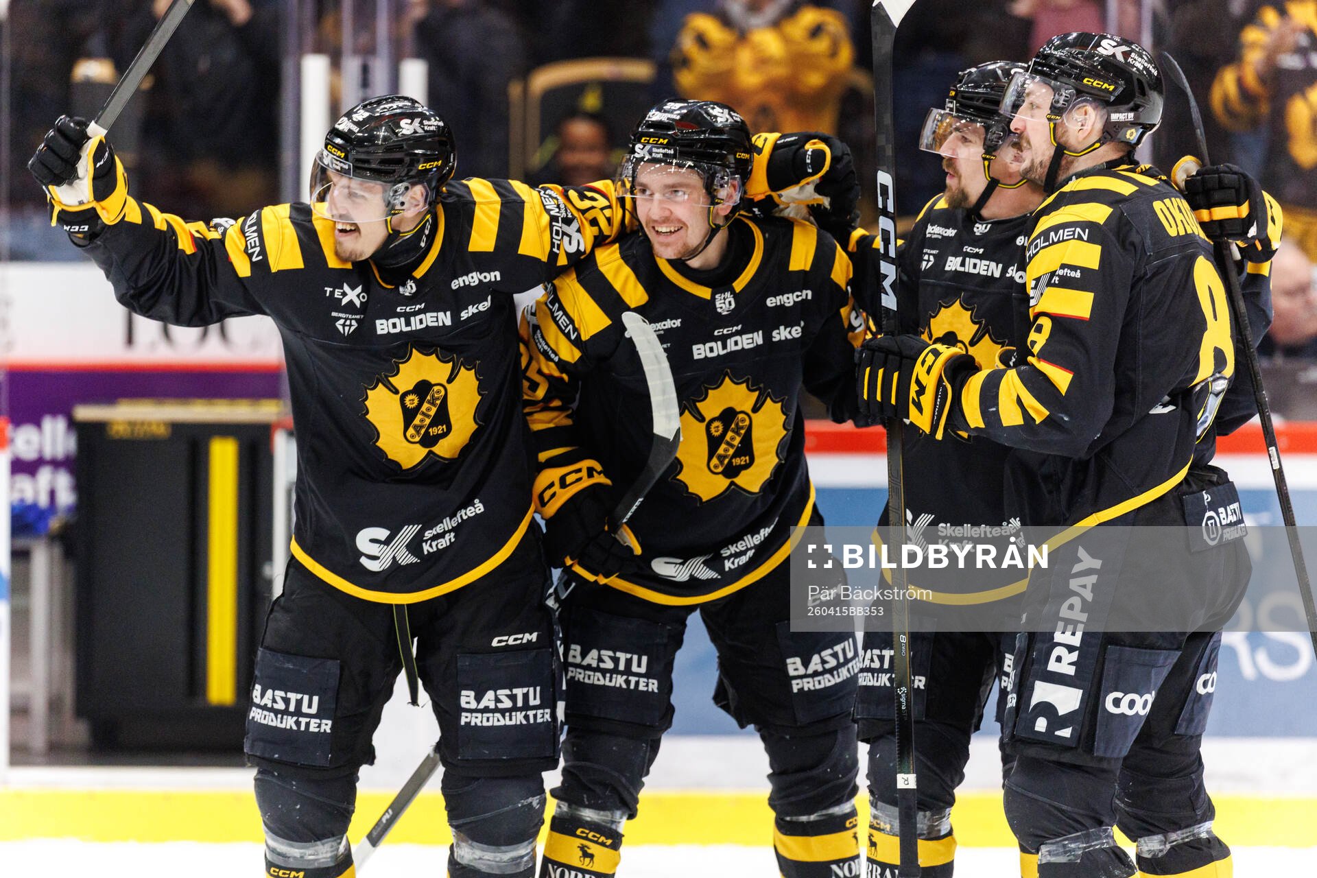 Skellefteås Andreas Johnson, Jonathan Johnson, Pontus