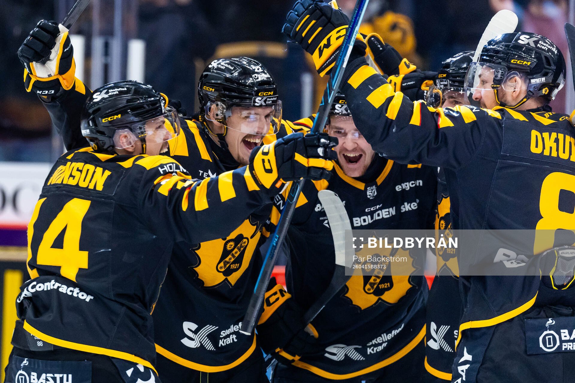Skellefteås Andreas Johnson, Jonathan Johnson, Pontus