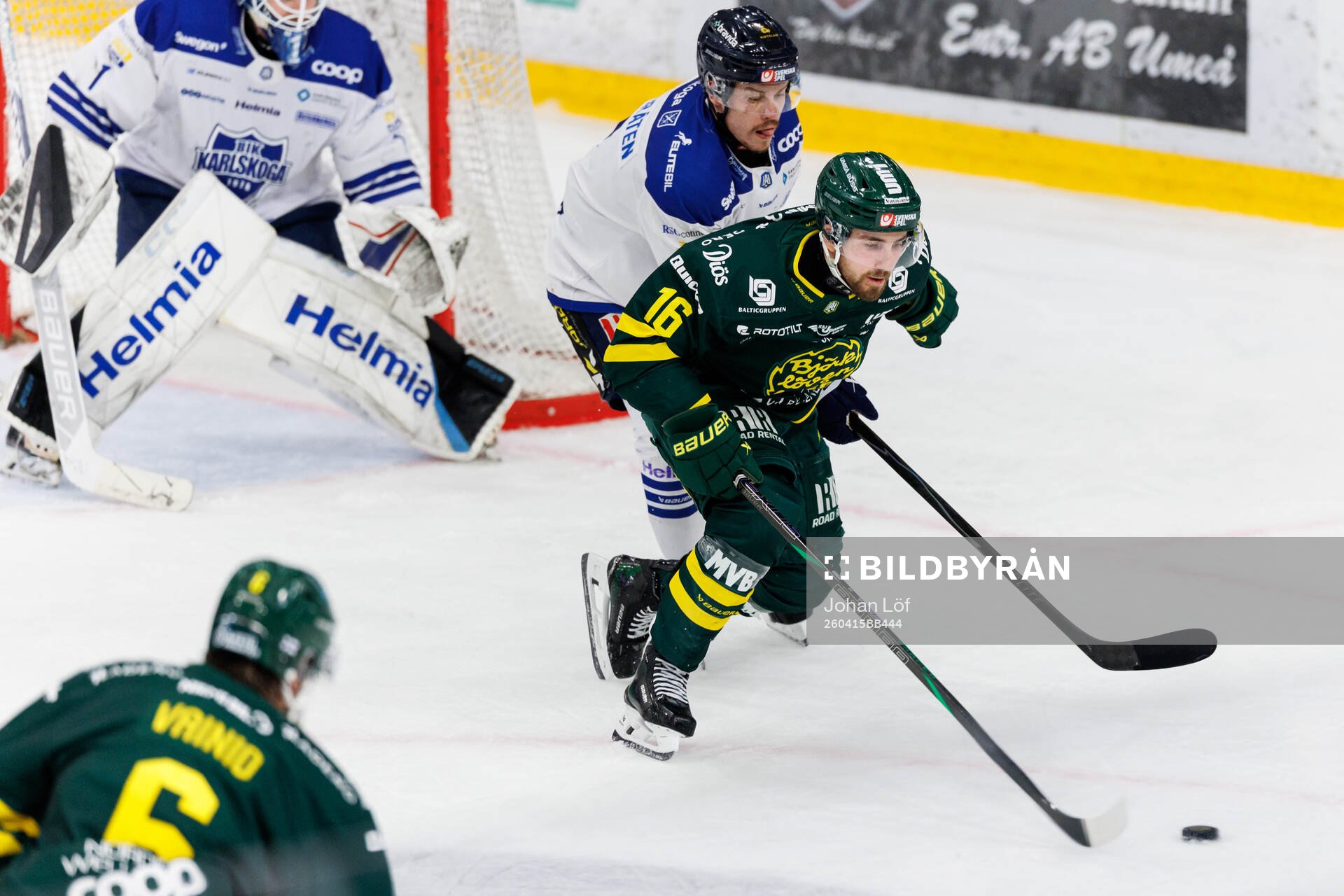 Björklövens Gustaf Kangas och Karlskogas Sander Vold