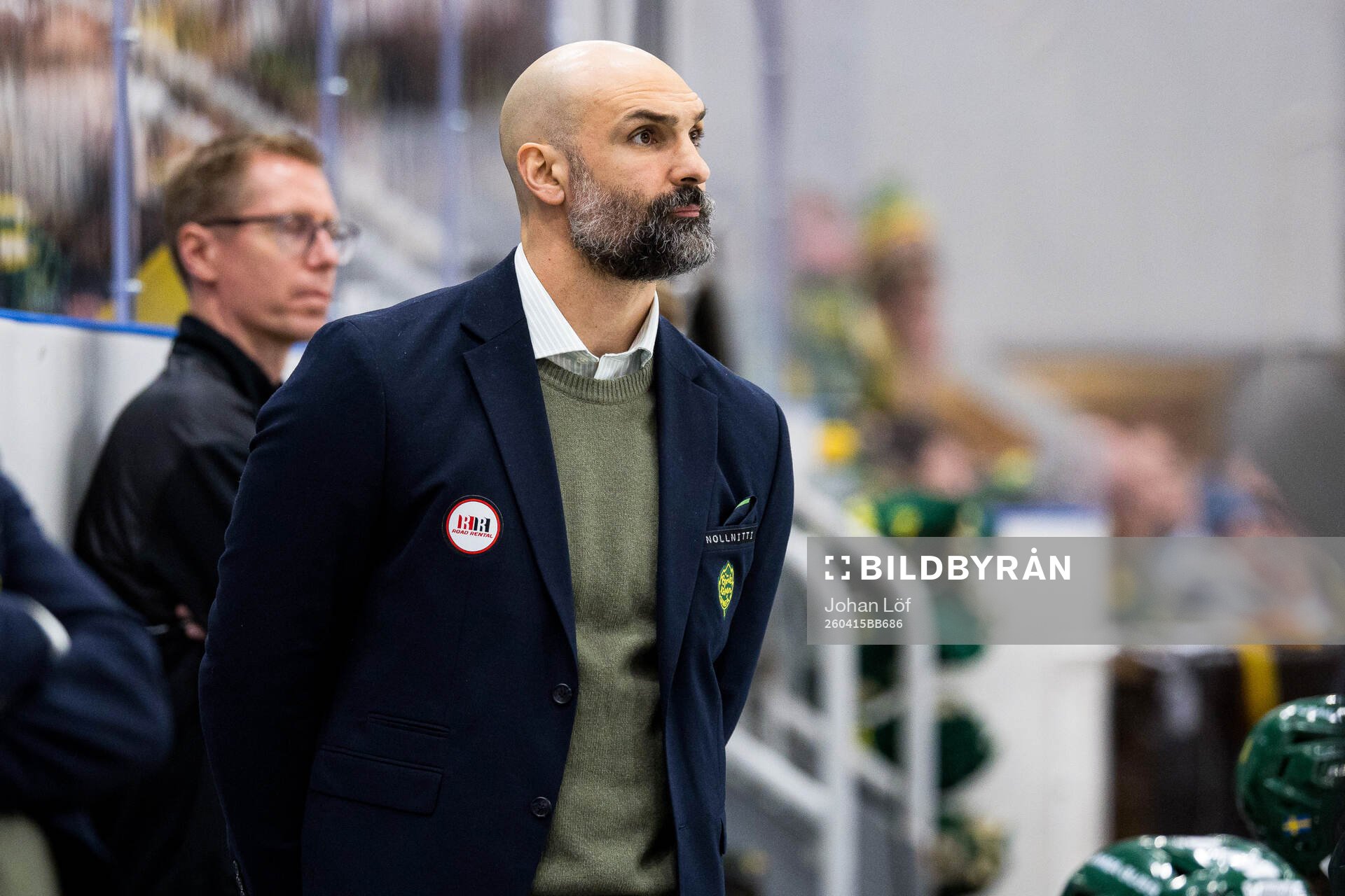 Björklövens assisterande tränare Daniel Rahimi