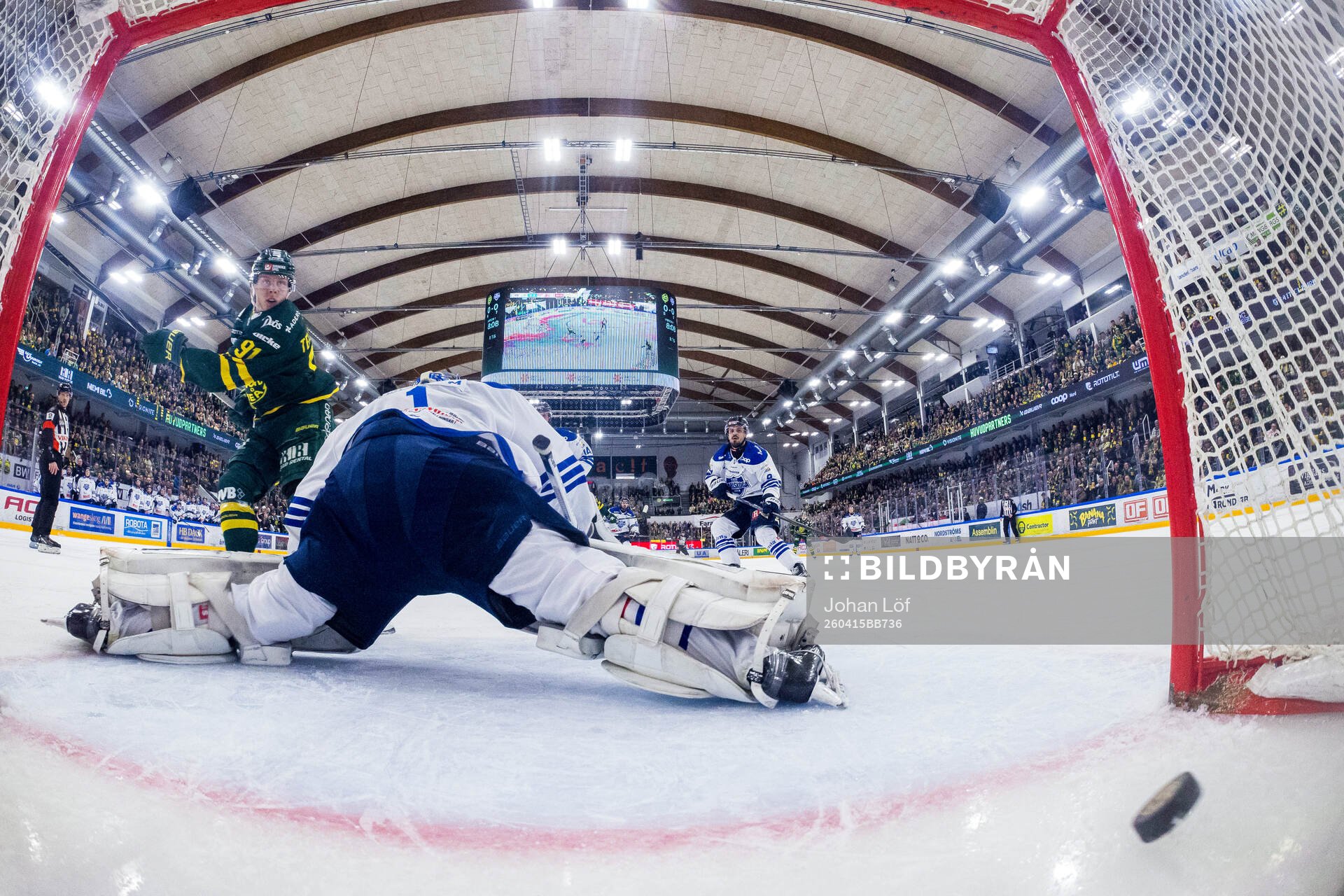 Björklövens Oscar Tellström gör 1-0
