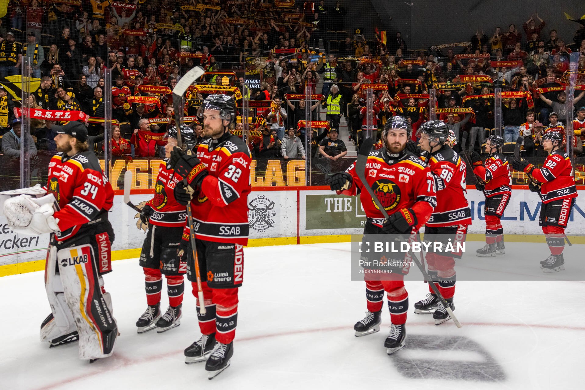 Luleå tackar sina supportrar
