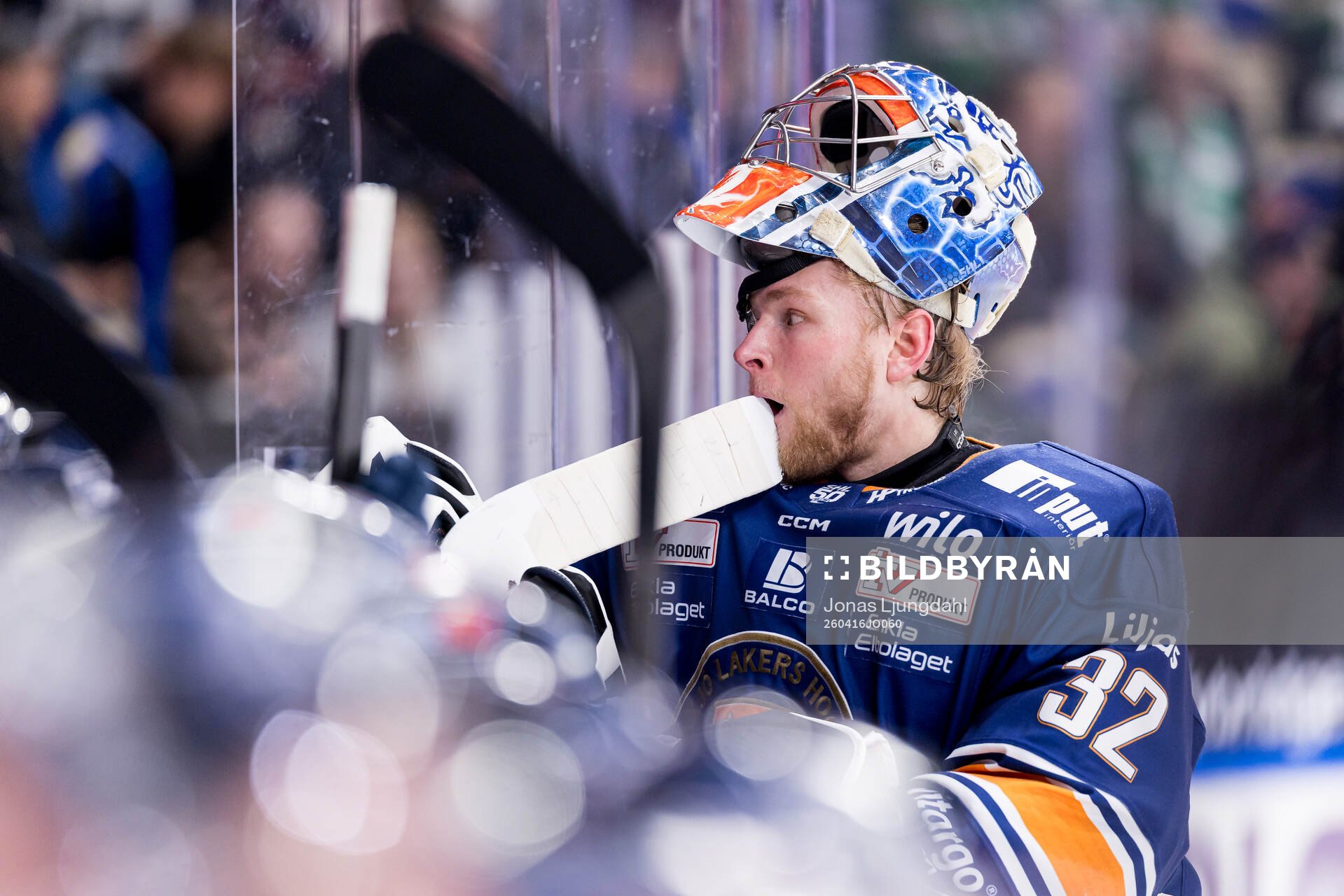 Växjös målvakt Ludvig Persson