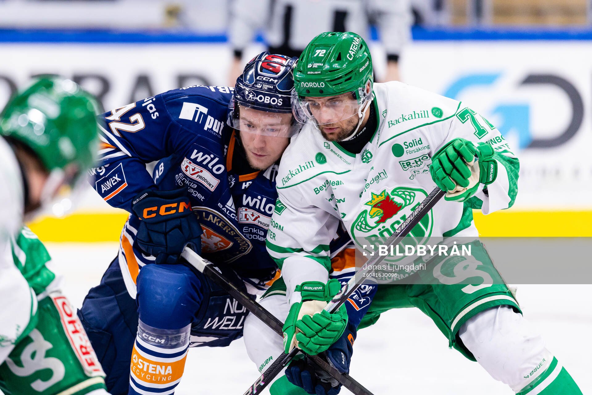 Växjös Kalle Kratz och Rögles Daniel Zaar
