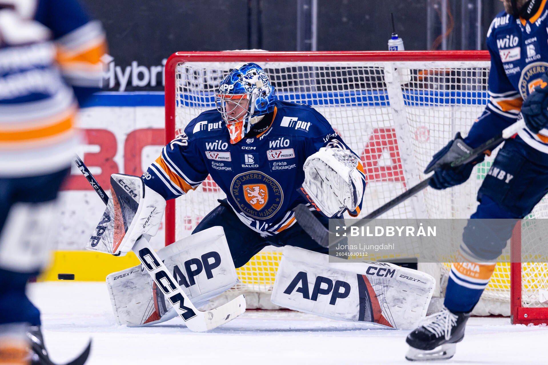 Växjös målvakt Ludvig Persson