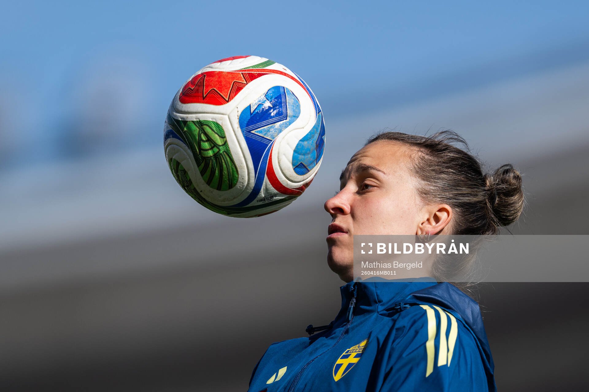 Julia Zigiotti Olme of the Swedish women's national