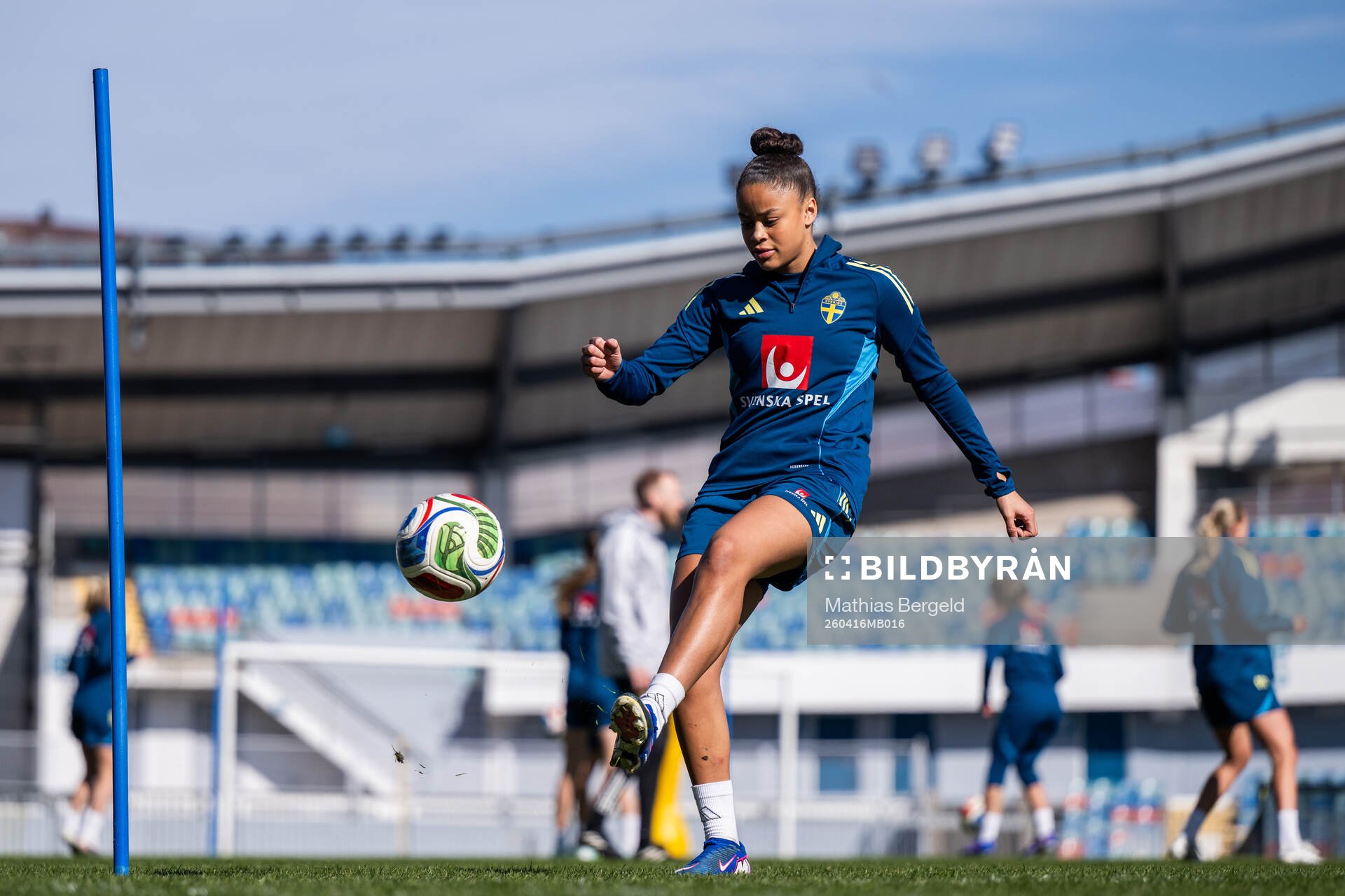 Felicia Schröder of the Swedish women's national football