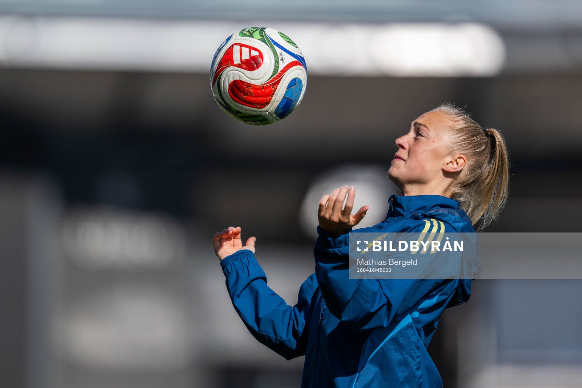 Hanna Bennison of the Swedish women's national football team