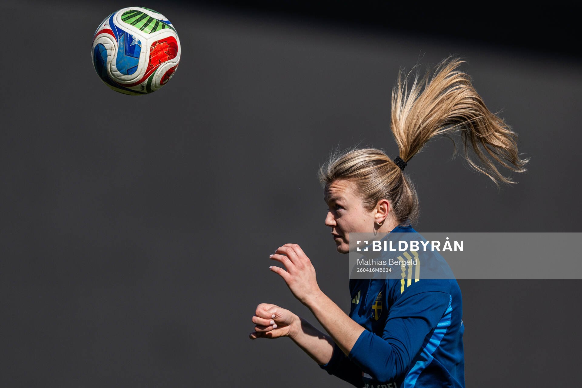 Beata Olsson of the Swedish women's national football team