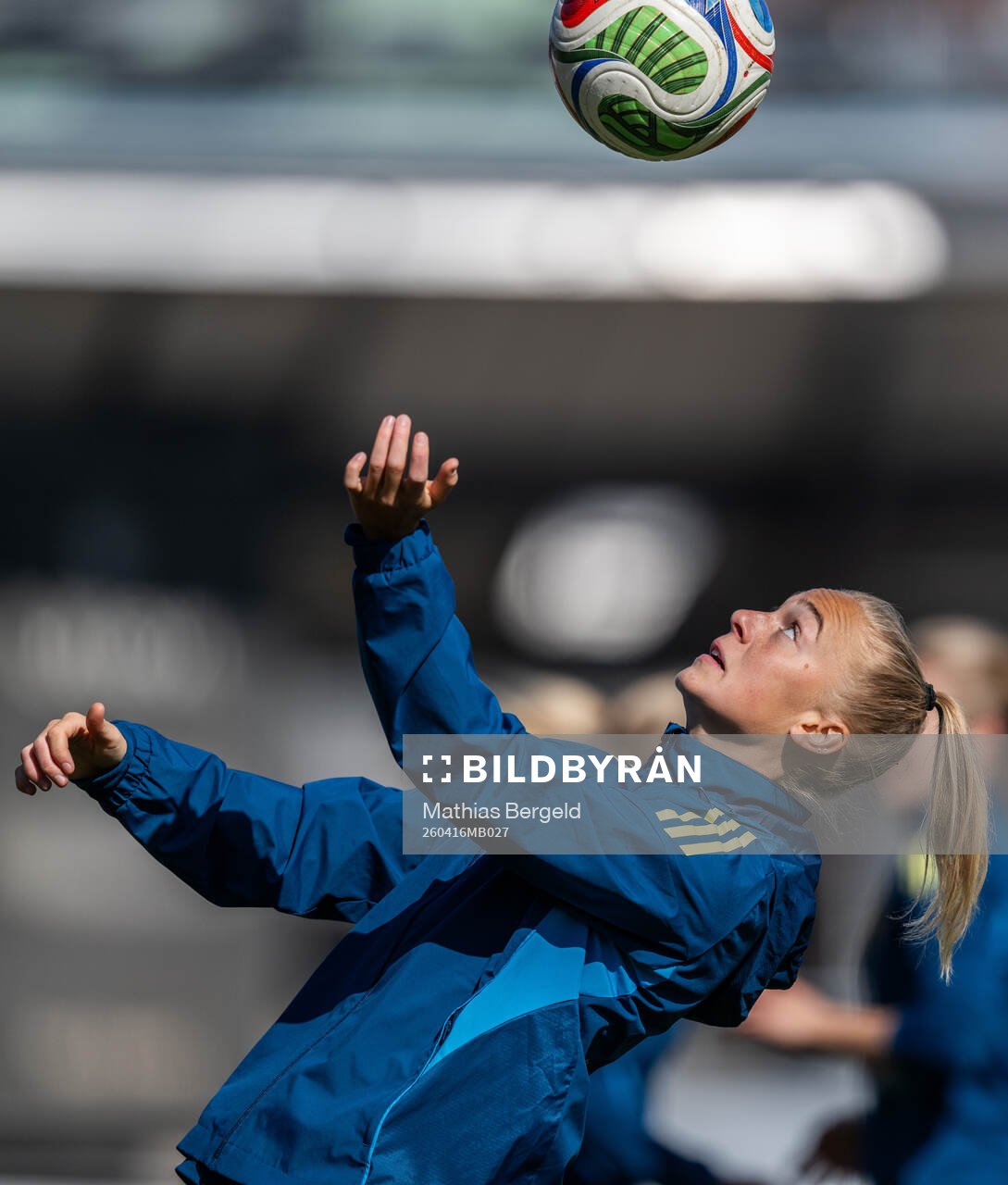 Hanna Bennison of the Swedish women's national football team
