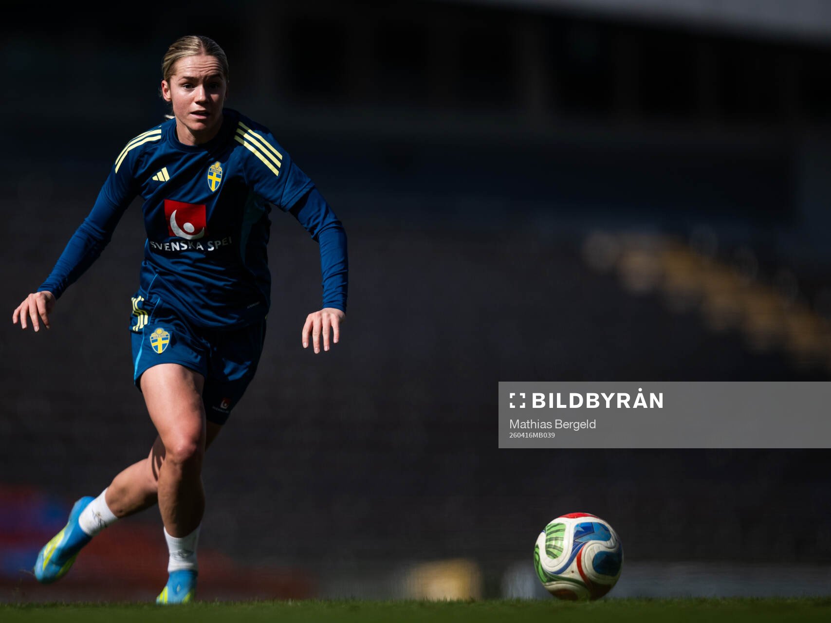 Hanna Lundkvist of the Swedish women's national football