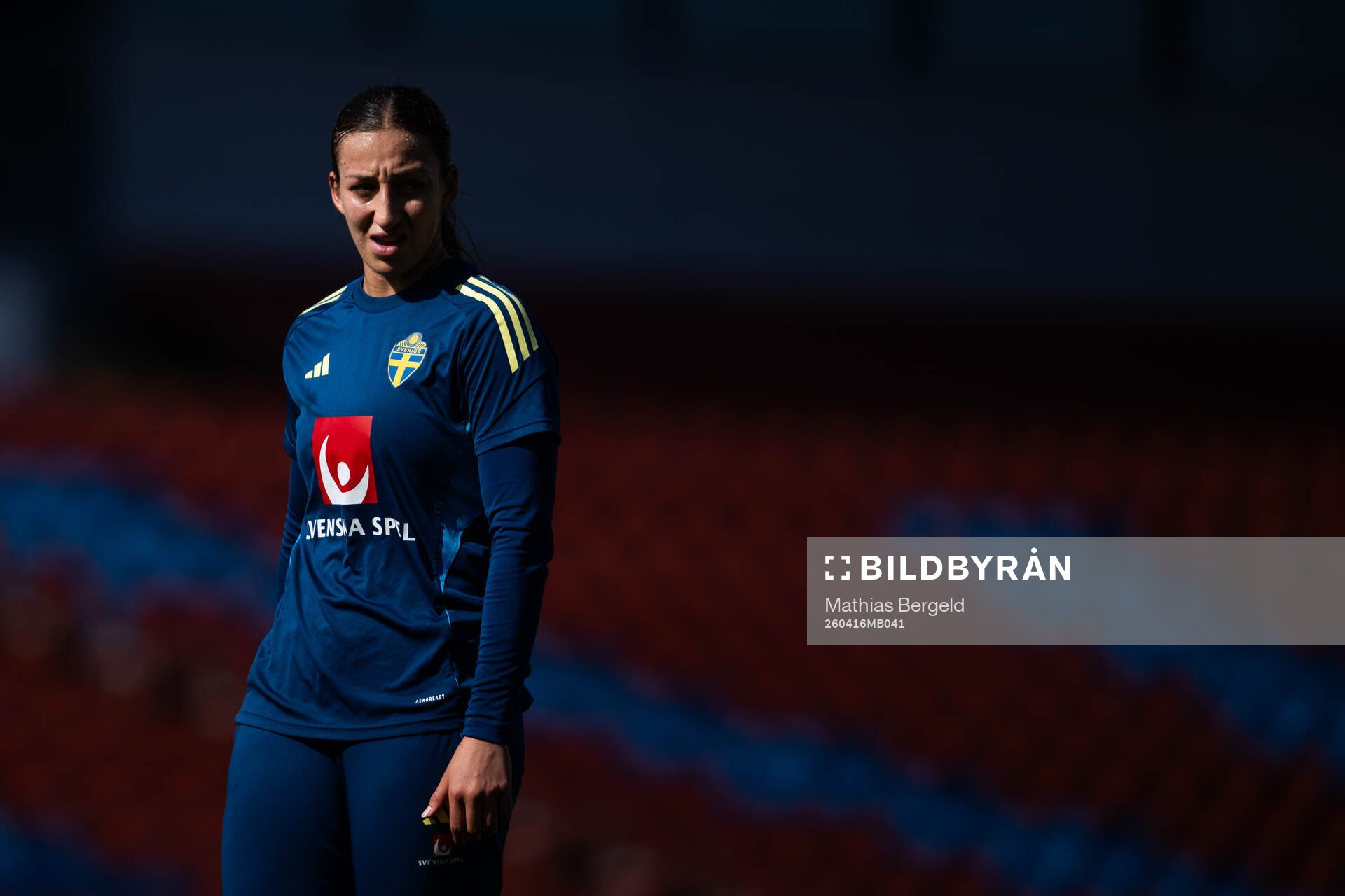 Rosa Kafaji of the Swedish women's national football team