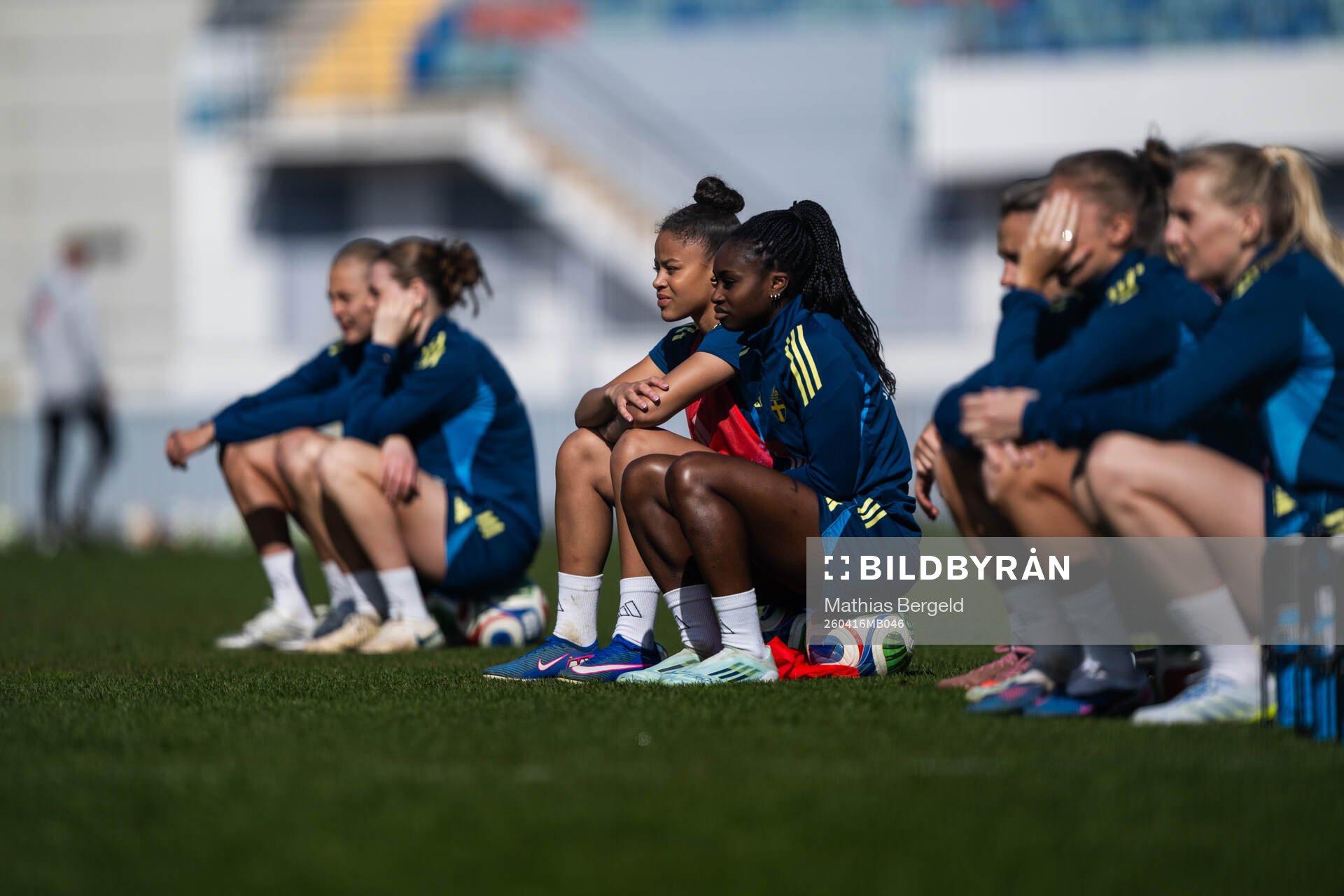 Felicia Schröder and Monica Jusu Bah of the Swedish