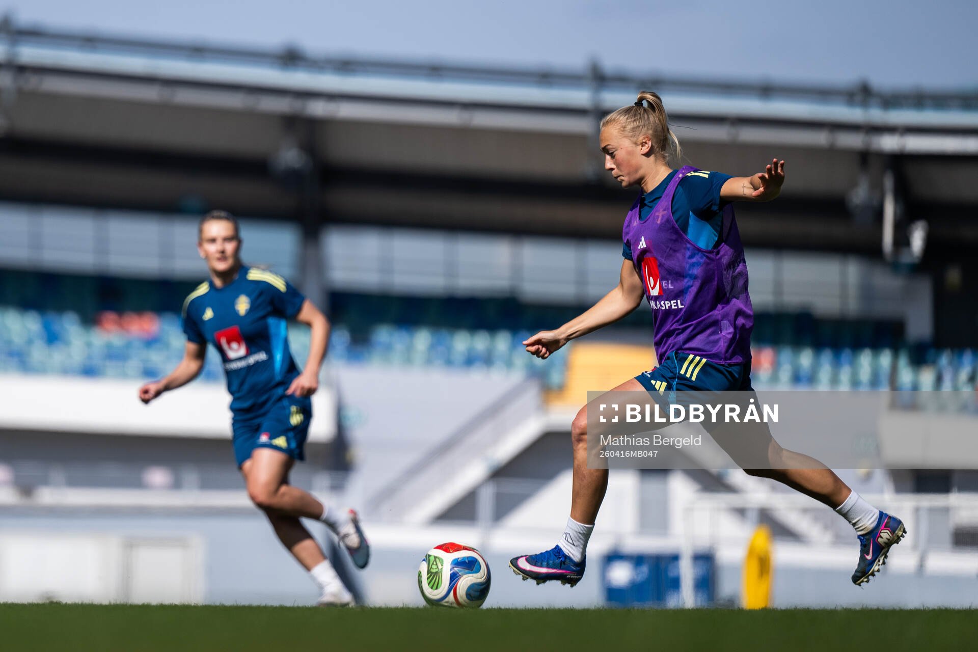 Hanna Bennison of the Swedish women's national football team