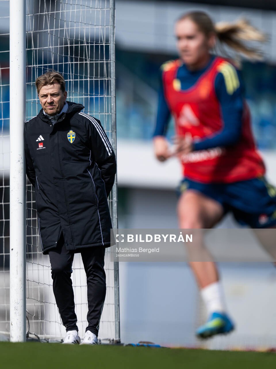 Head coach Tony Gustavsson of the Swedish women's national