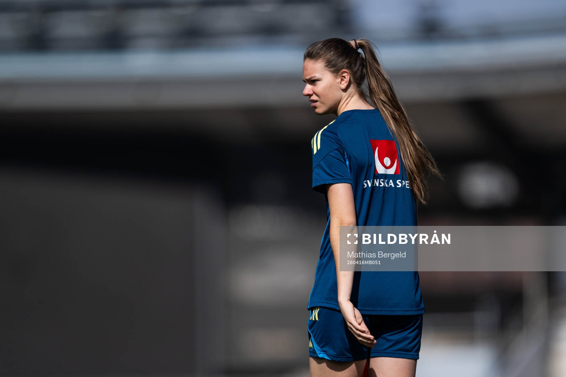 Bella Andersson of the Swedish women's national football