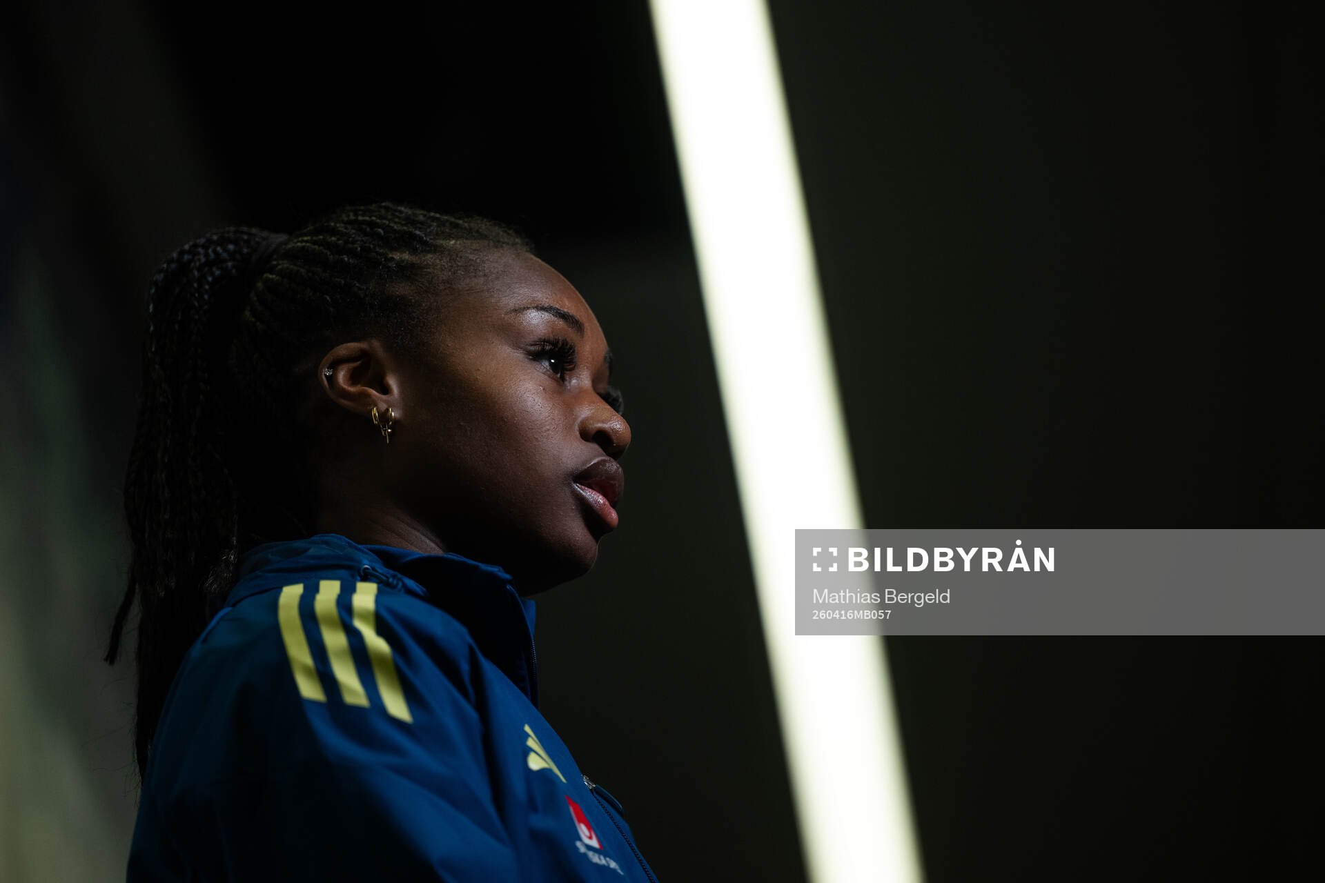 Monica Jusu Bah of Sweden of the Swedish women's national