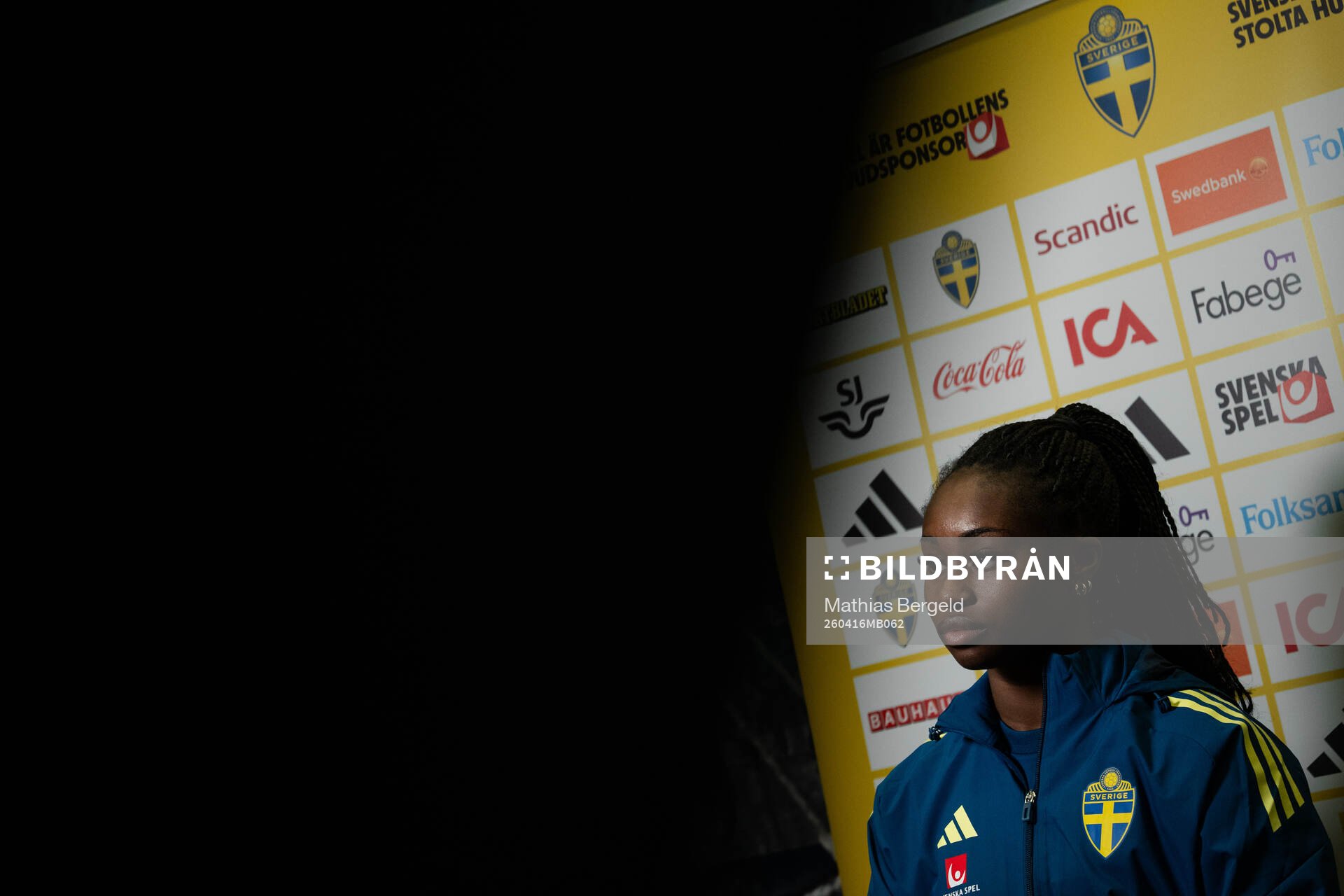 Monica Jusu Bah of Sweden of the Swedish women's national