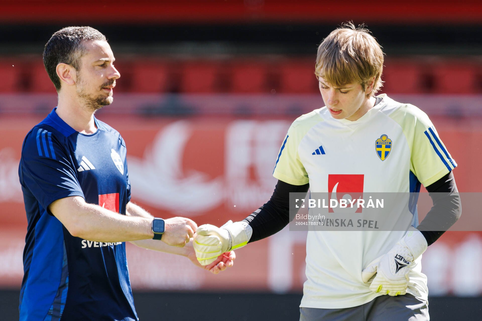 Goalkeeper Moa Edrud of Sweden