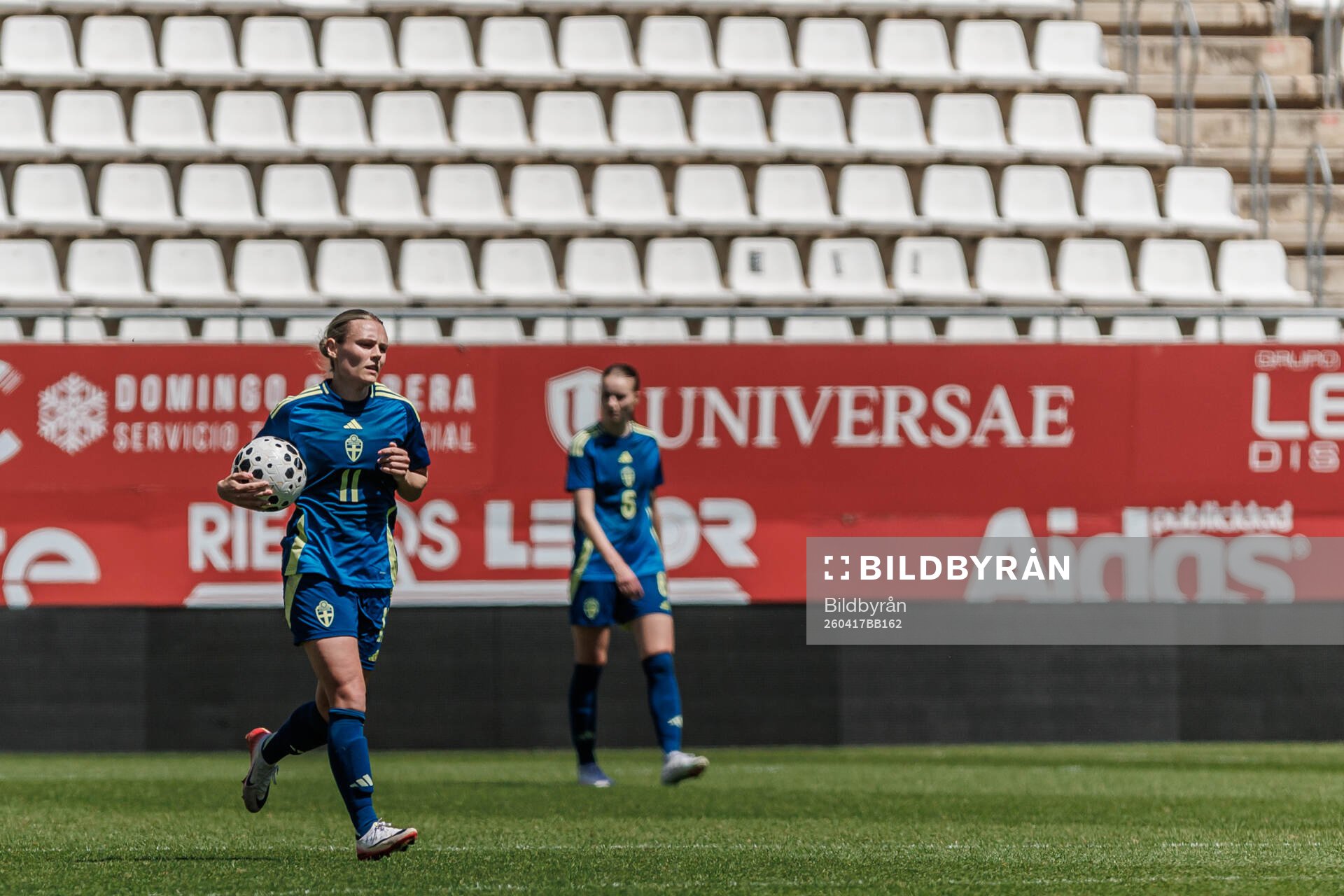 Maja Bodin of Sweden looks dejected