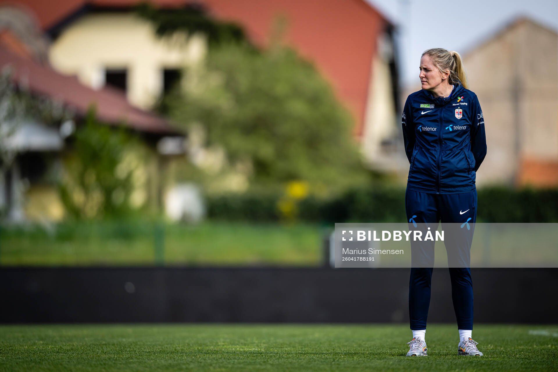Head coach Gemma Grainger of the Norwegian women’s