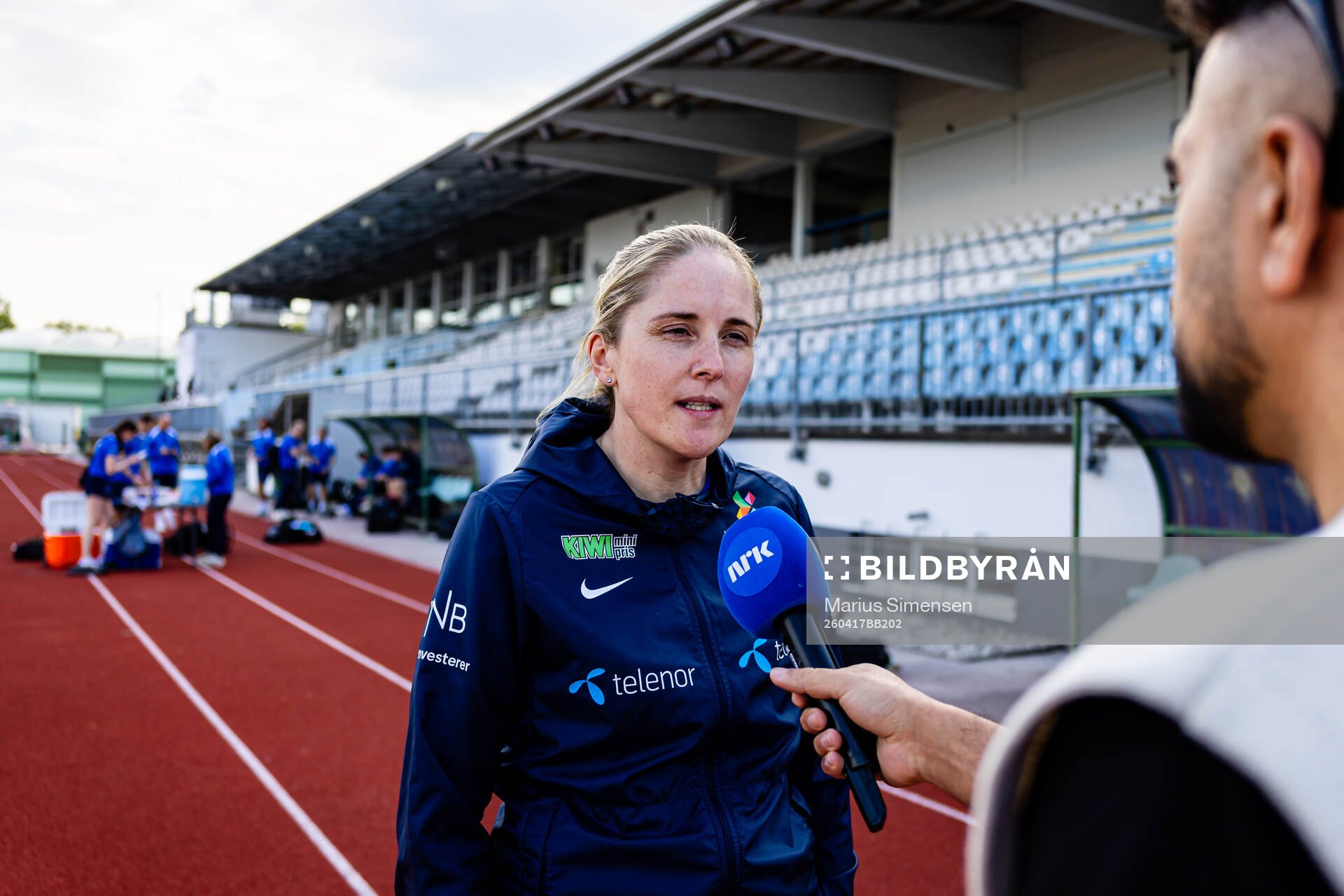 Head coach Gemma Grainger of the Norwegian women’s