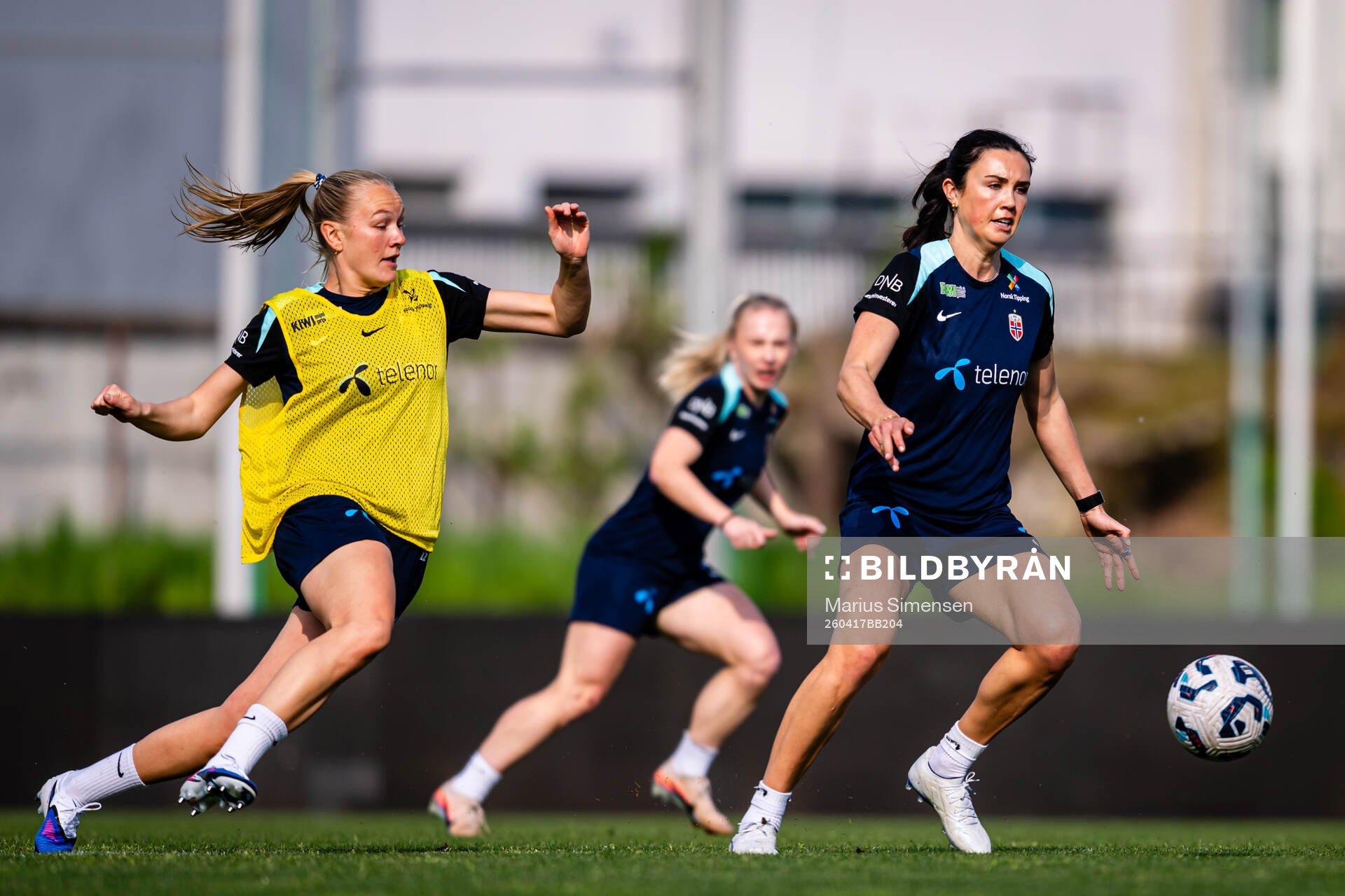 Frida Maanum and Ingrid Syrstad Engen of the Norwegian