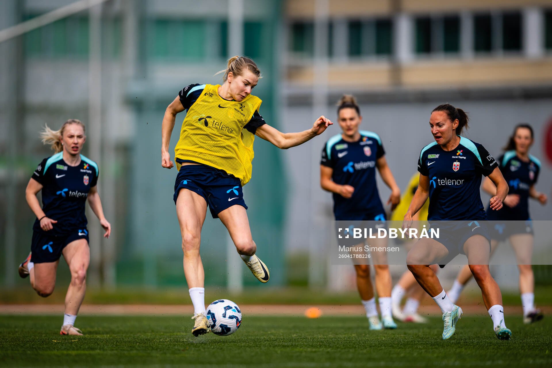 Ada Hegerberg of the Norwegian women’s national football
