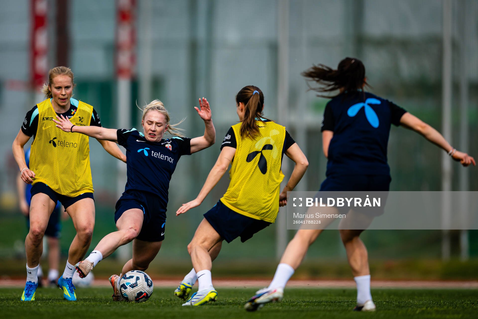 Thea Bjelde of the Norwegian women’s national football