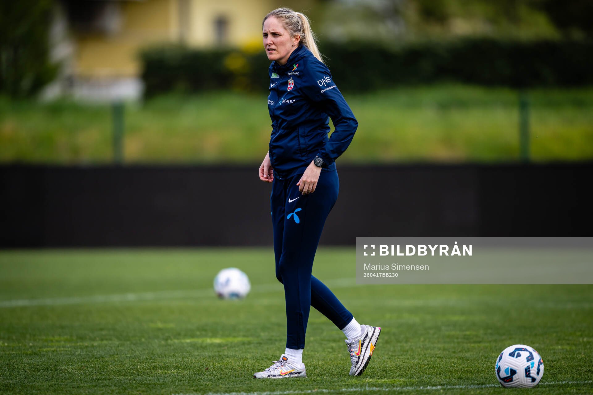 Head coach Gemma Grainger of the Norwegian women’s