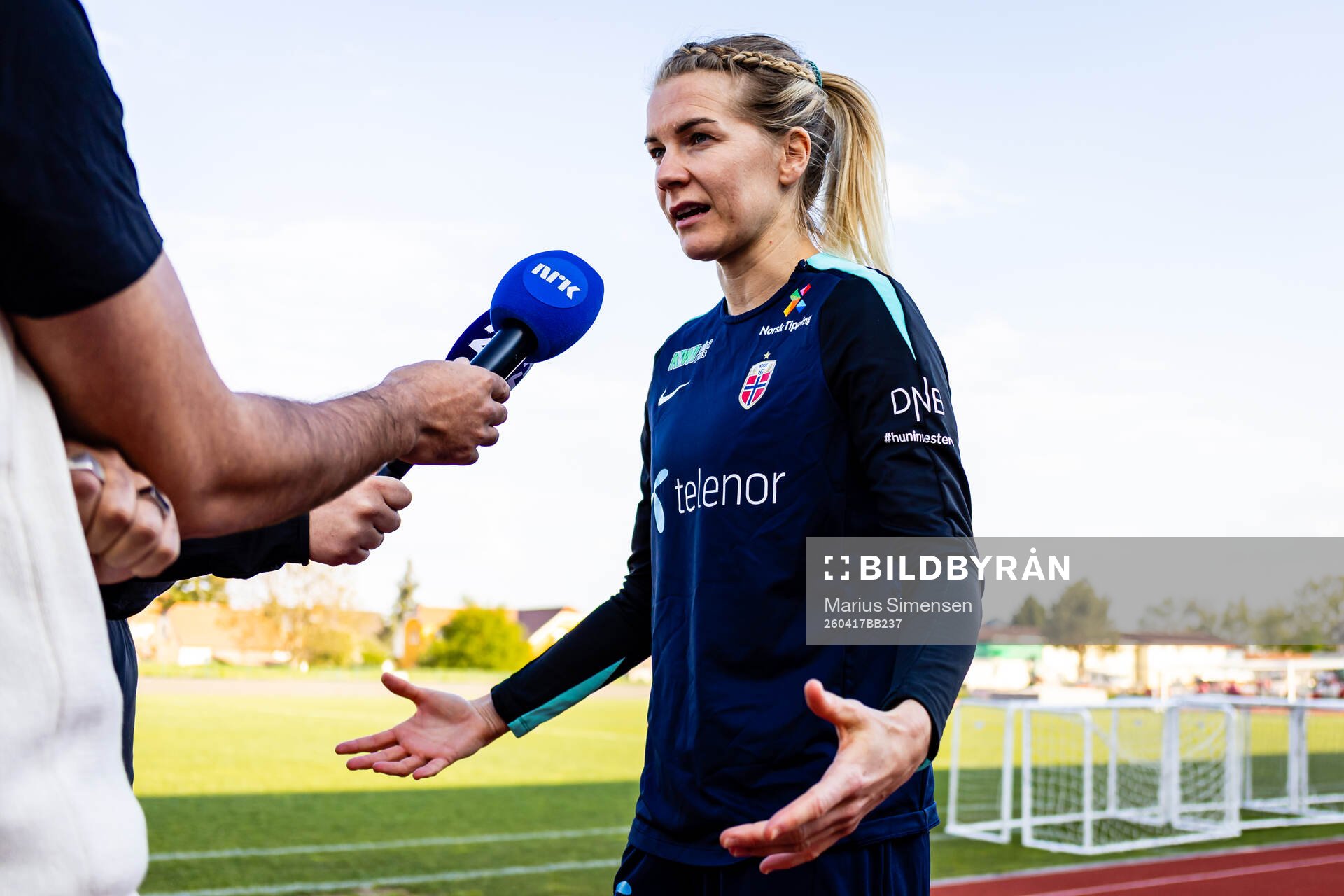 Ada Hegerberg of the Norwegian women’s national football