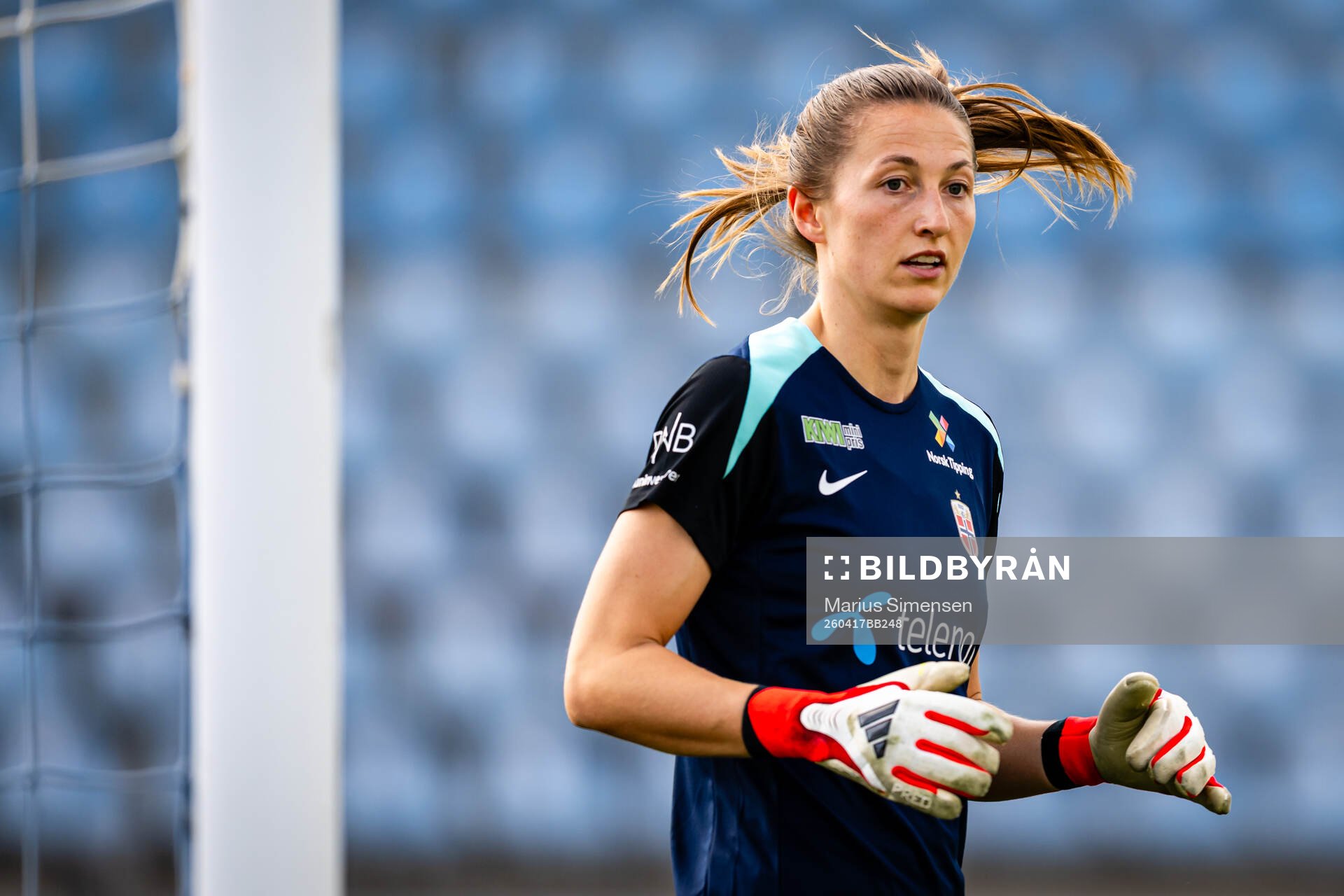 Goalkeeper Cecilie Fiskerstrand of the Norwegian women’s