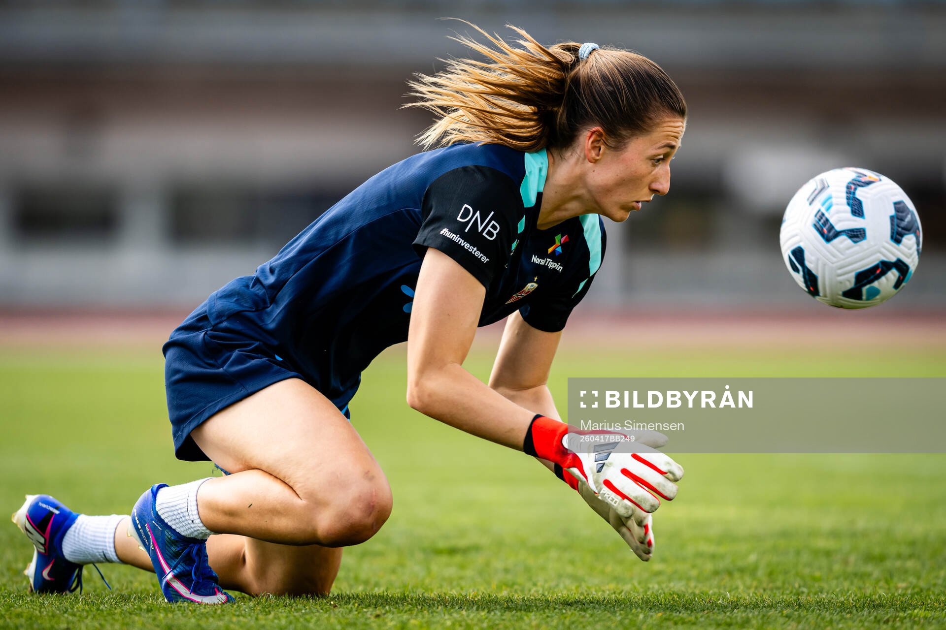 Goalkeeper Cecilie Fiskerstrand of the Norwegian women’s