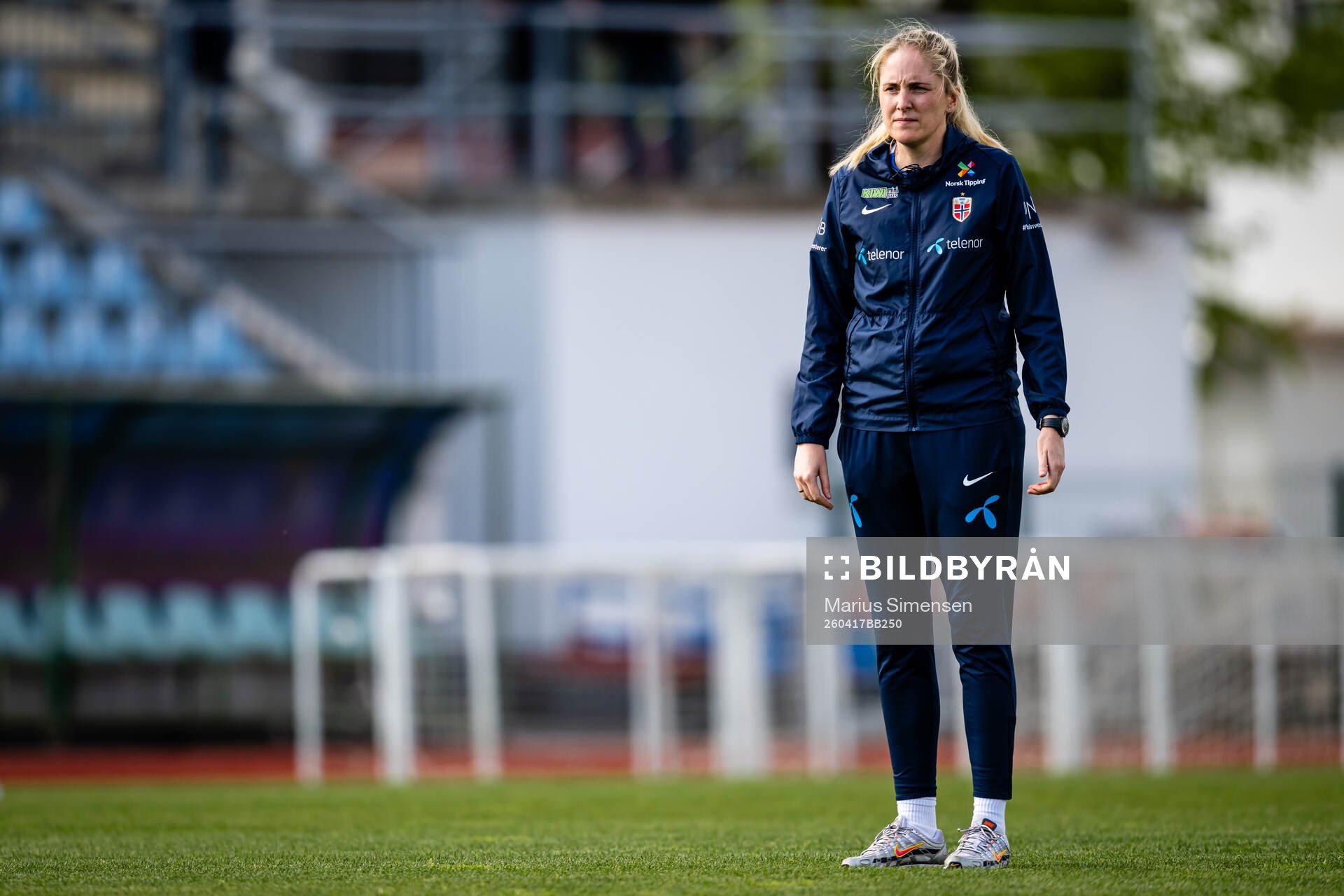 Head coach Gemma Grainger of the Norwegian women’s