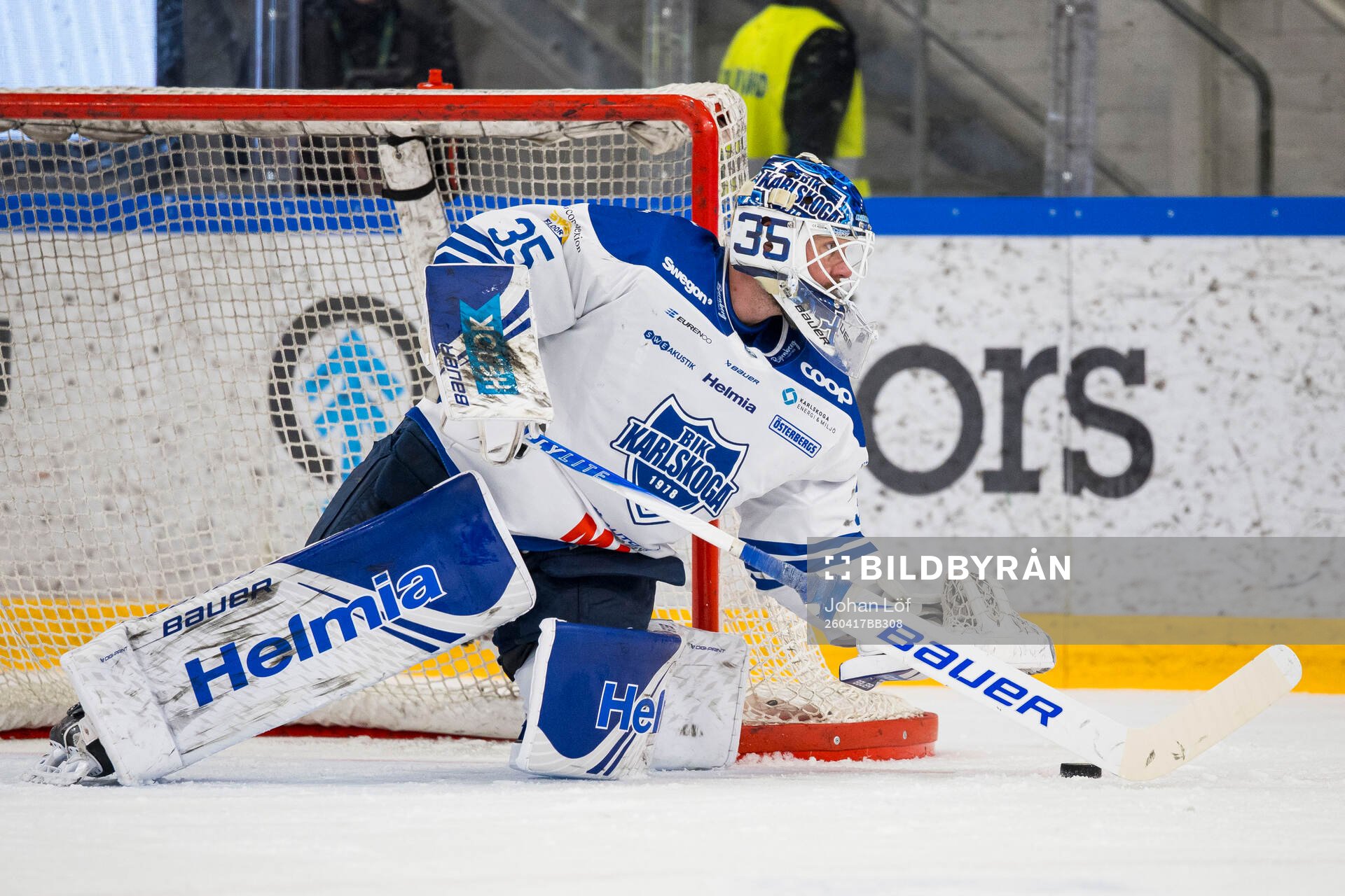 Karlskogas målvakt Lars Volden