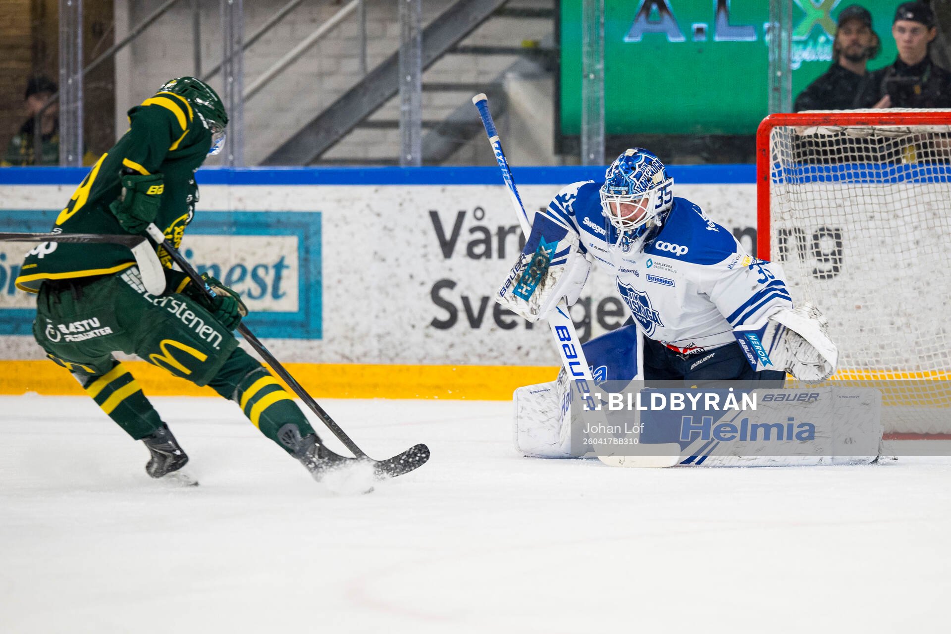 Karlskogas målvakt Lars Volden