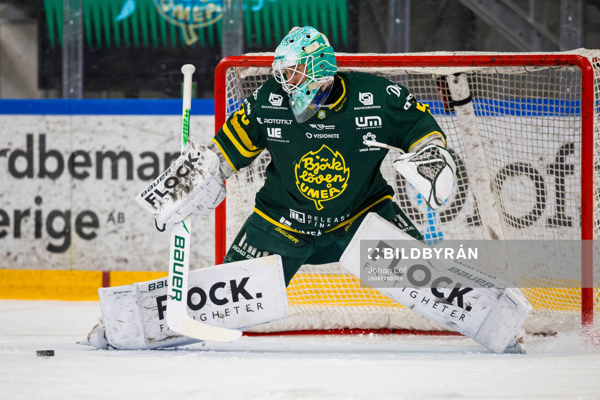 Björklövens målvakt Frans Tuohimaa