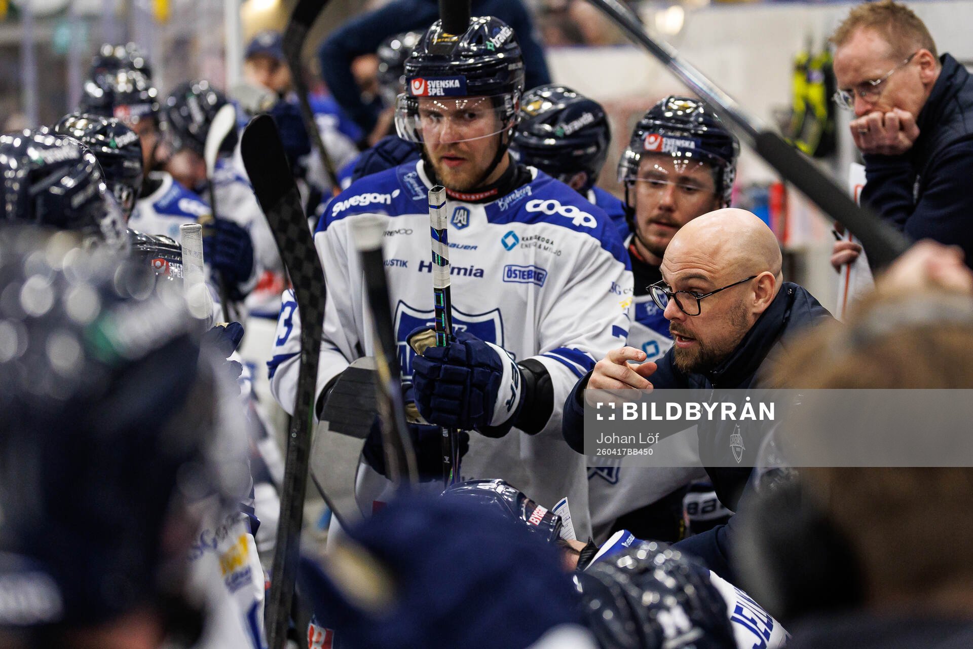 Karlskogas tränare Dennis Hall