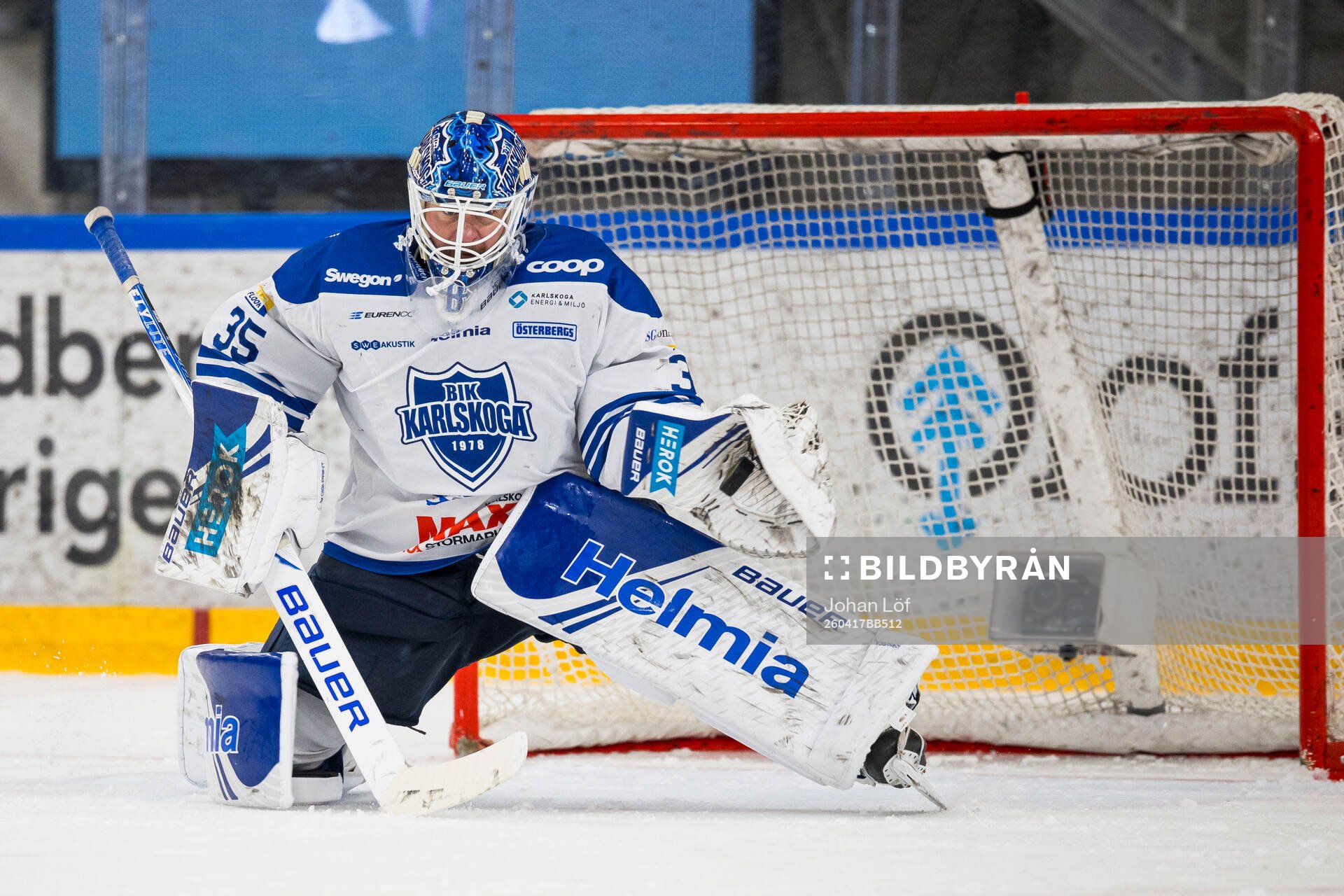 Karlskogas målvakt Lars Volden