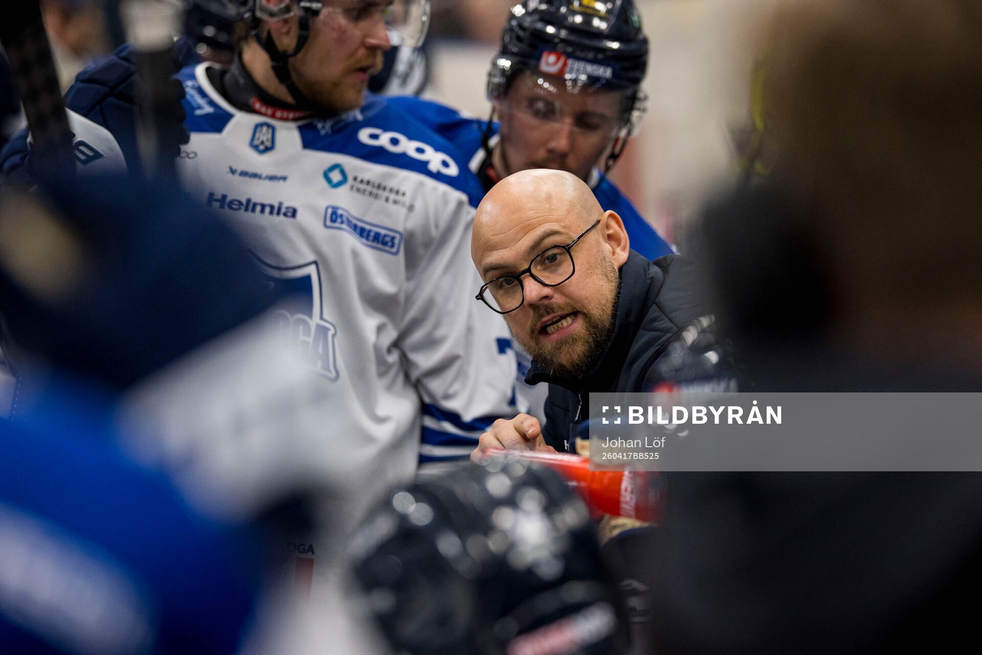 Karlskogas tränare Dennis Hall