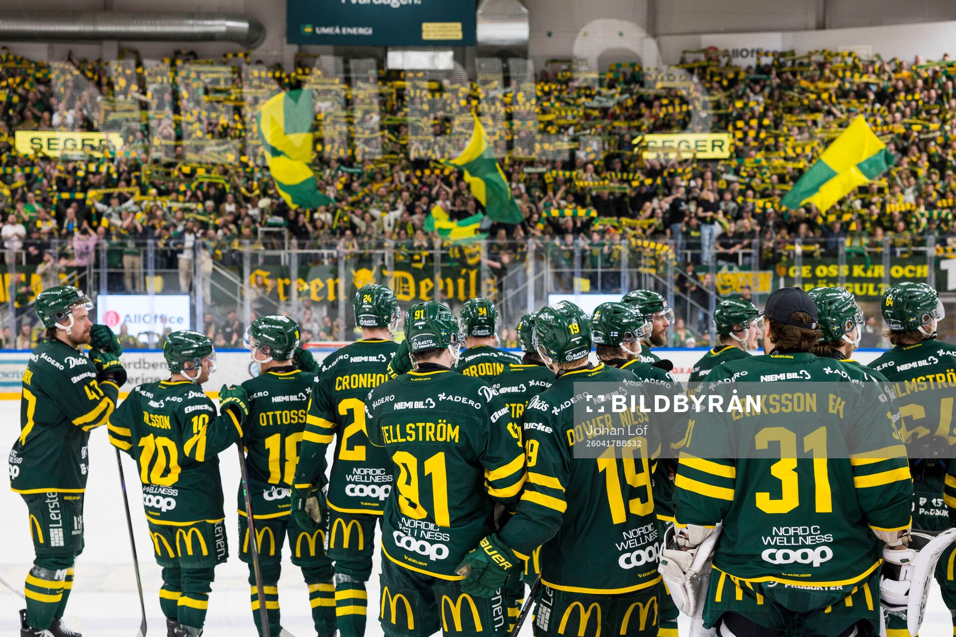 Björklöven tackar klacken