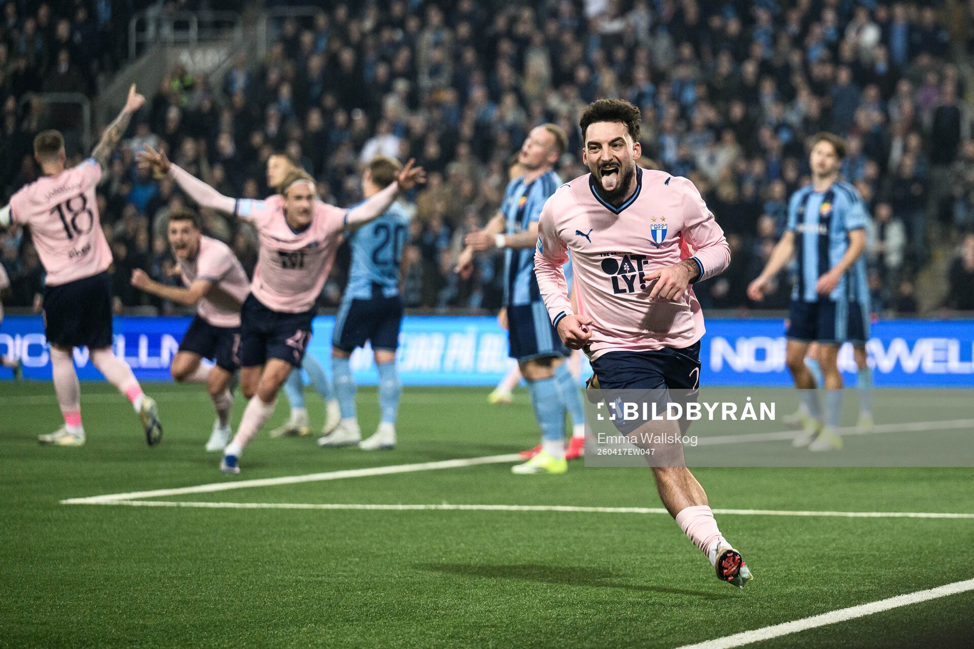 Malmö FFs Sead Haksabanovic jublar