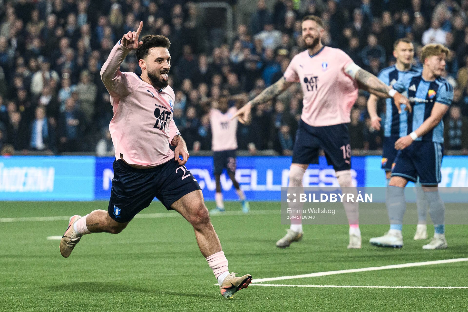 Malmö FFs Sead Haksabanovic jublar